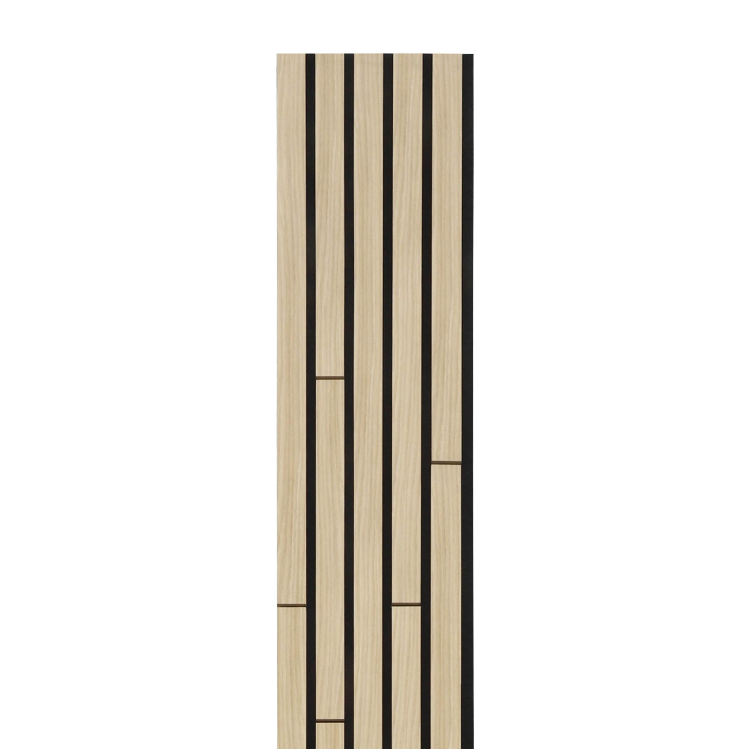 Panele ścienne 3D lamel na czarnym filcu 270x30 cm MultiCut Dąb Storsund