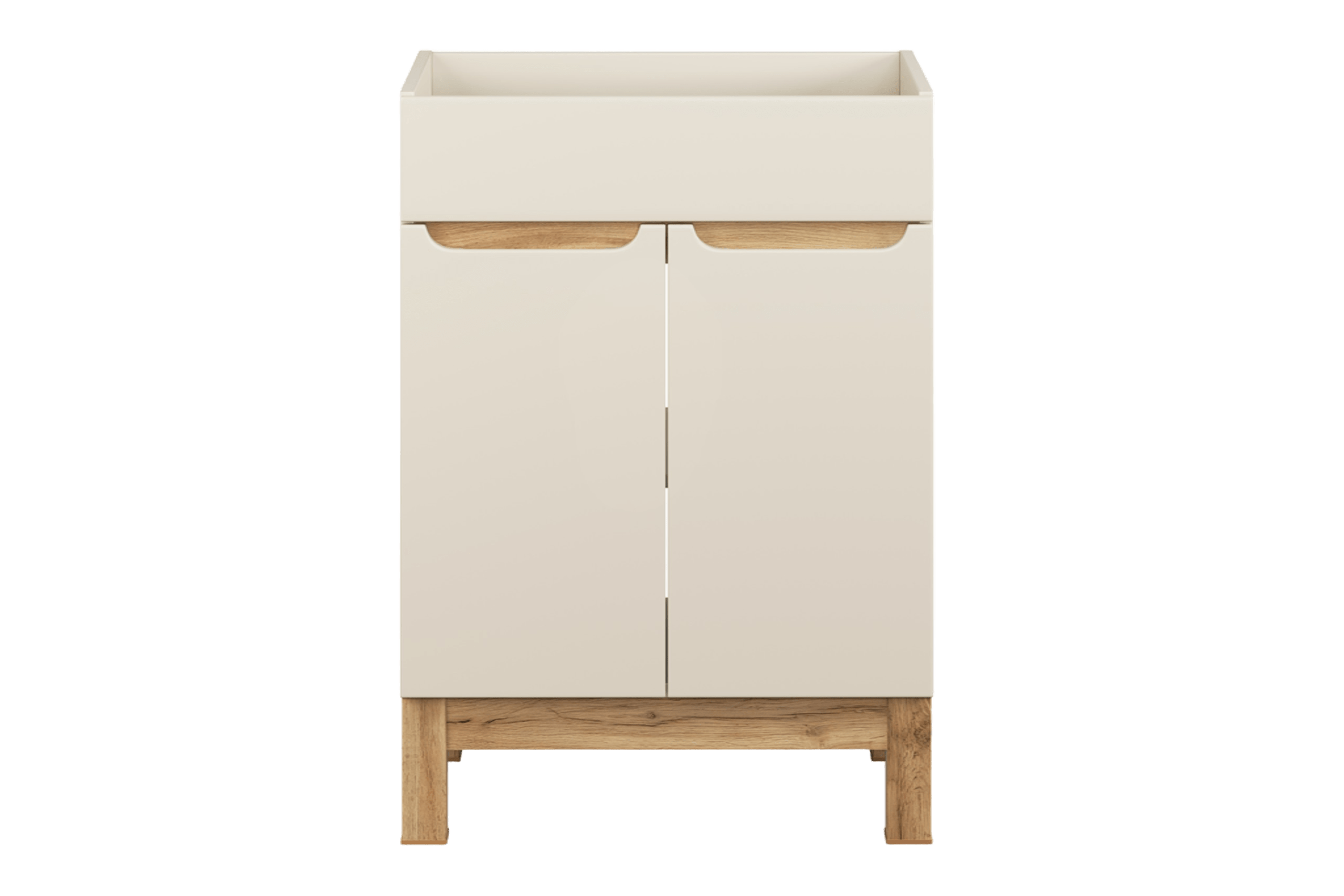 Szafka stojąca pod umywalkę Bali 60/84/46 cm 2x drzwi dąb Kaszmir