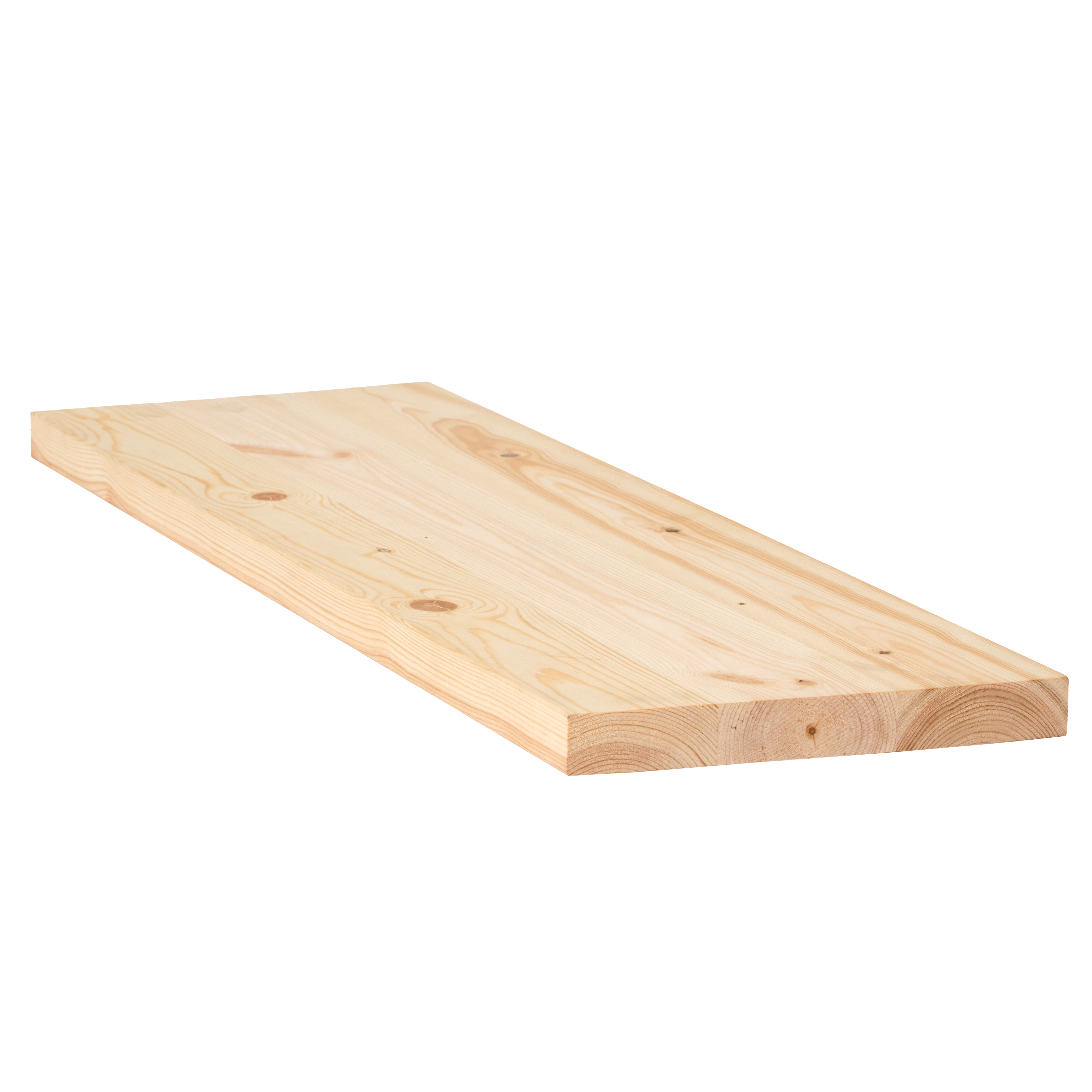 Półka ścienna 1.8x40x240 cm sosnowa sękata surowa klejona DETALIA
