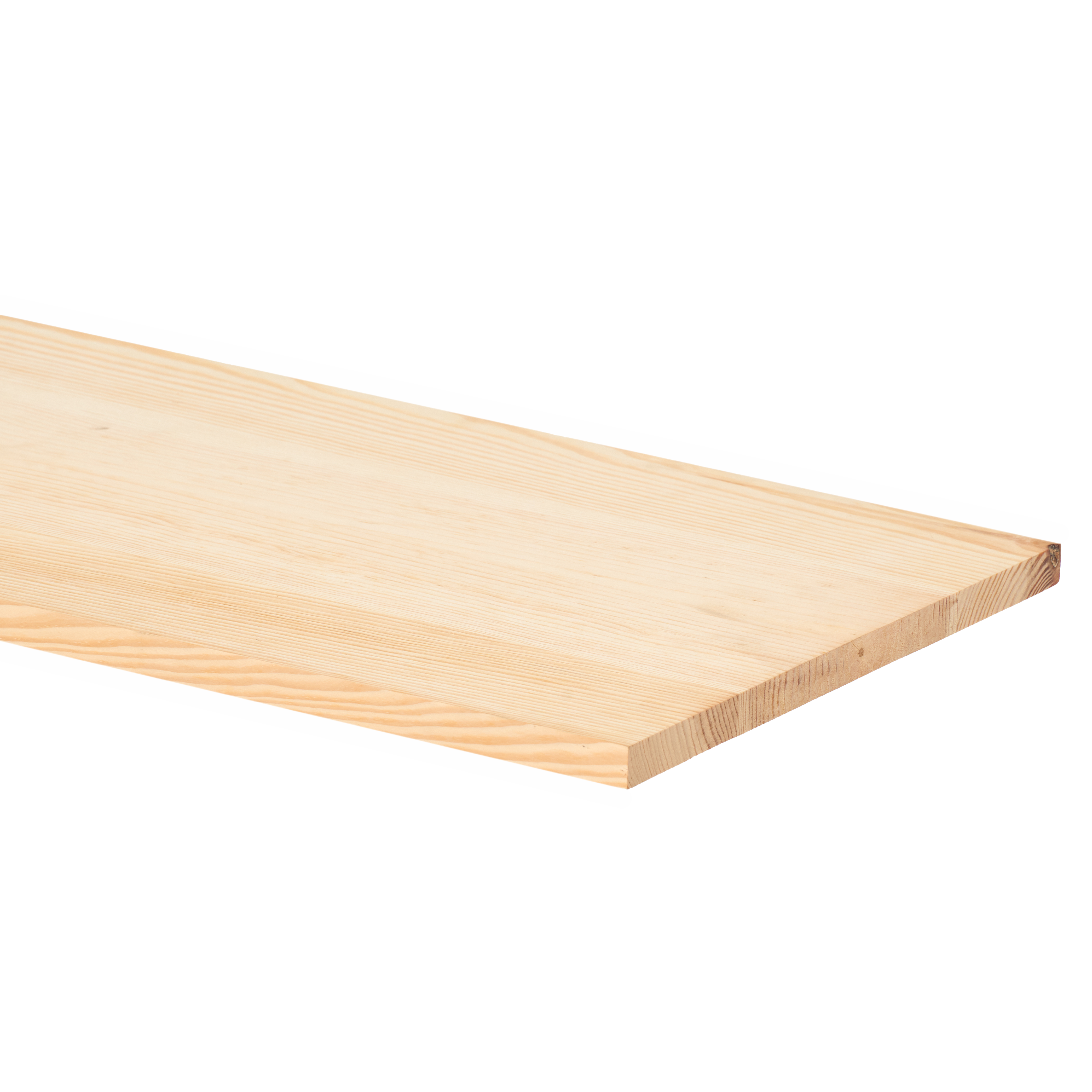 Półka ścienna 1.8x20x150 cm sosnowa sękata surowa klejona DETALIA
