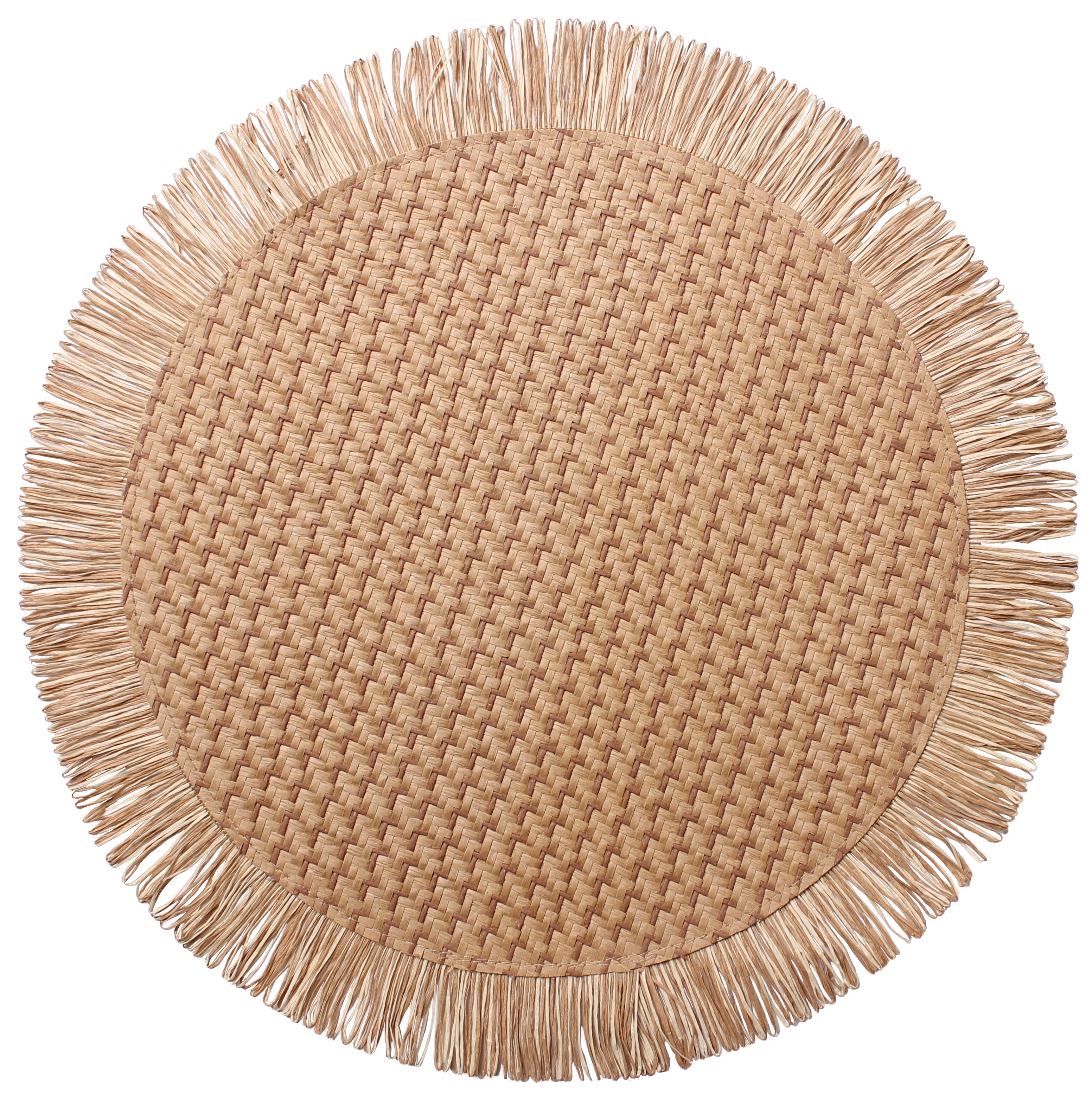 Podkładka na stół Paso z fredzlami okrągła śr. 38 cm