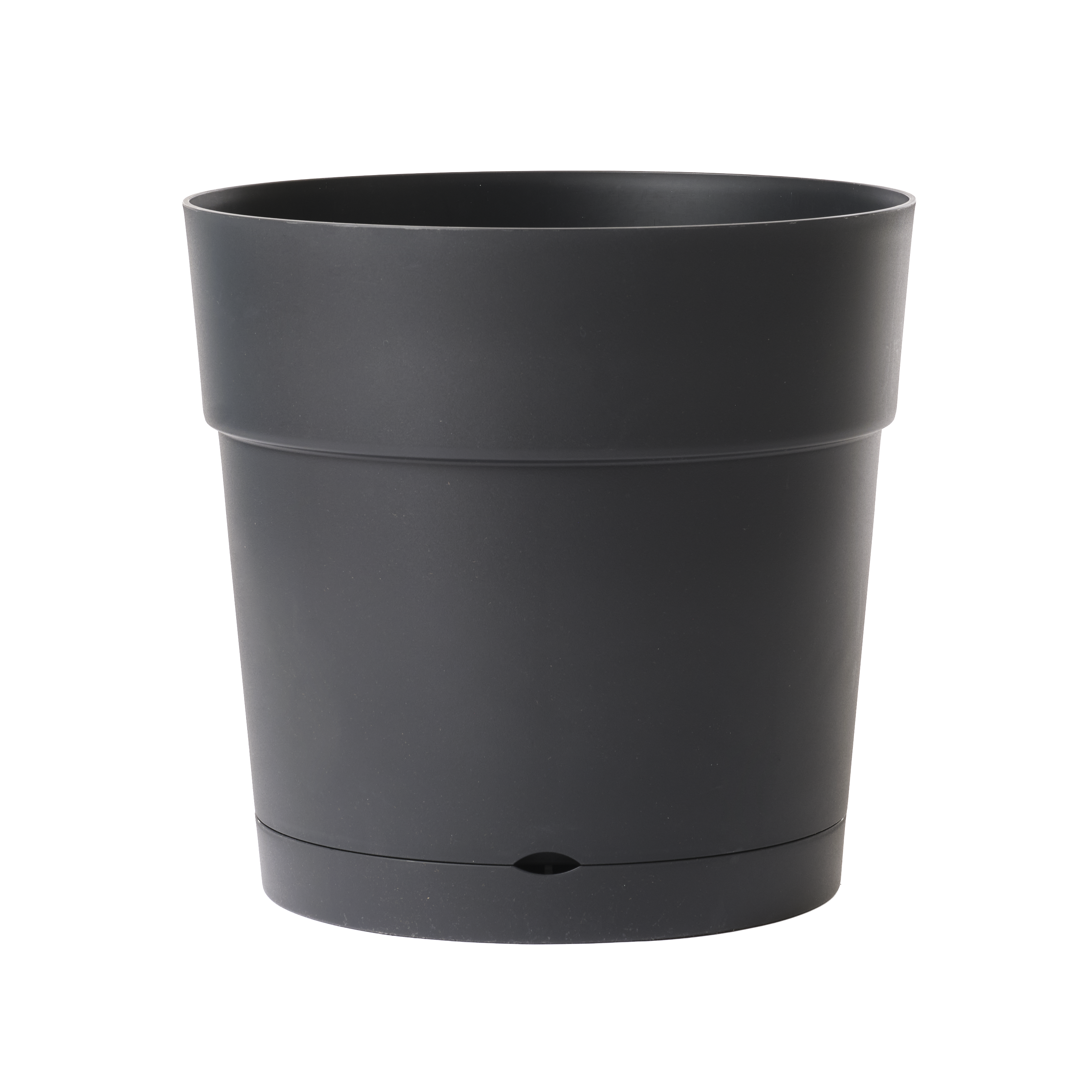 Donica z podstawką Piana 40cm szara GEOLIA