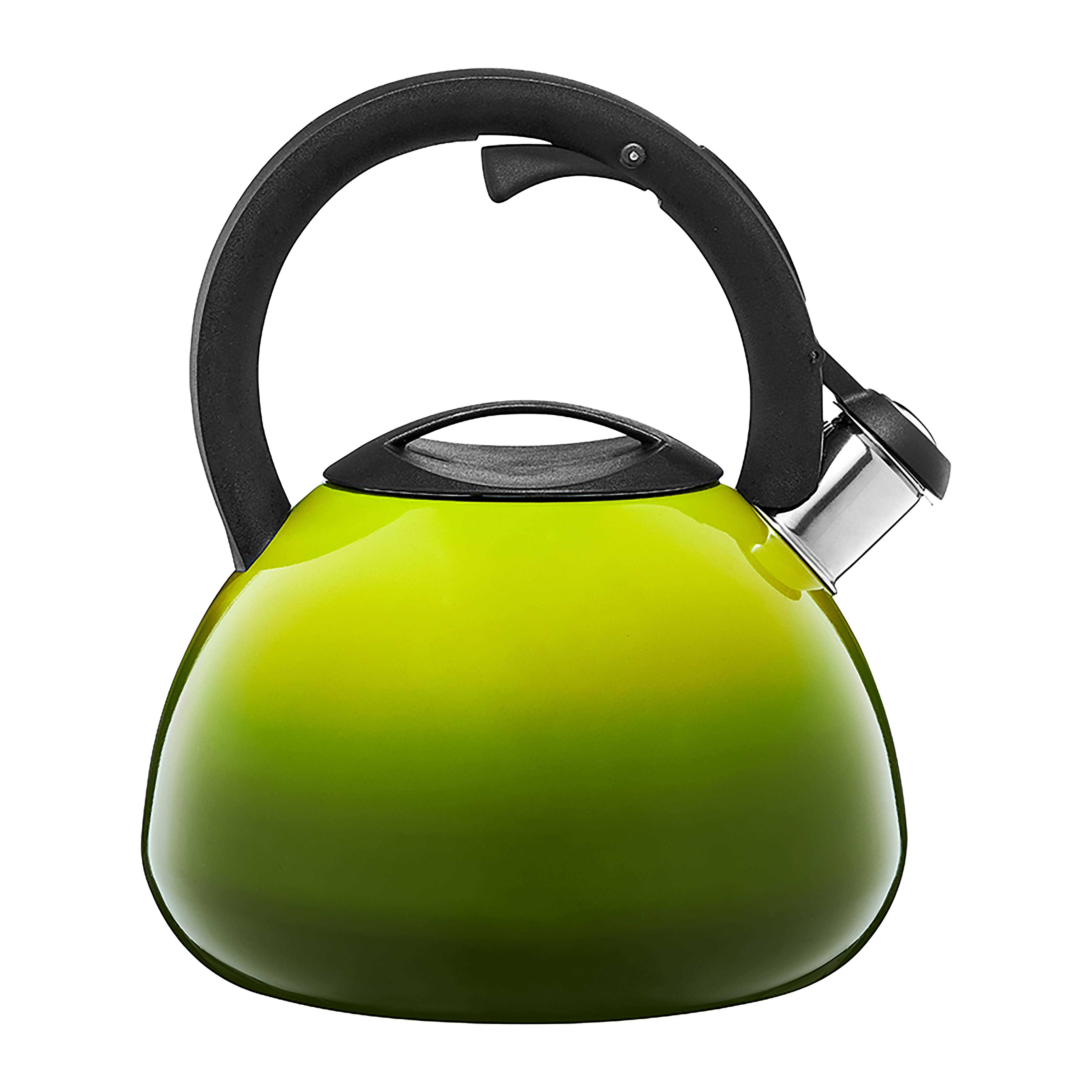 Czajnik z gwizdkiem Ombre 2.6L (3.0L) limonkowy Ambition