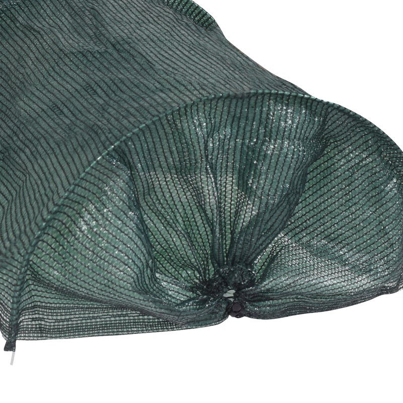 Tunel foliowy mini szklarnia siatka 300x45x30 cm zielony