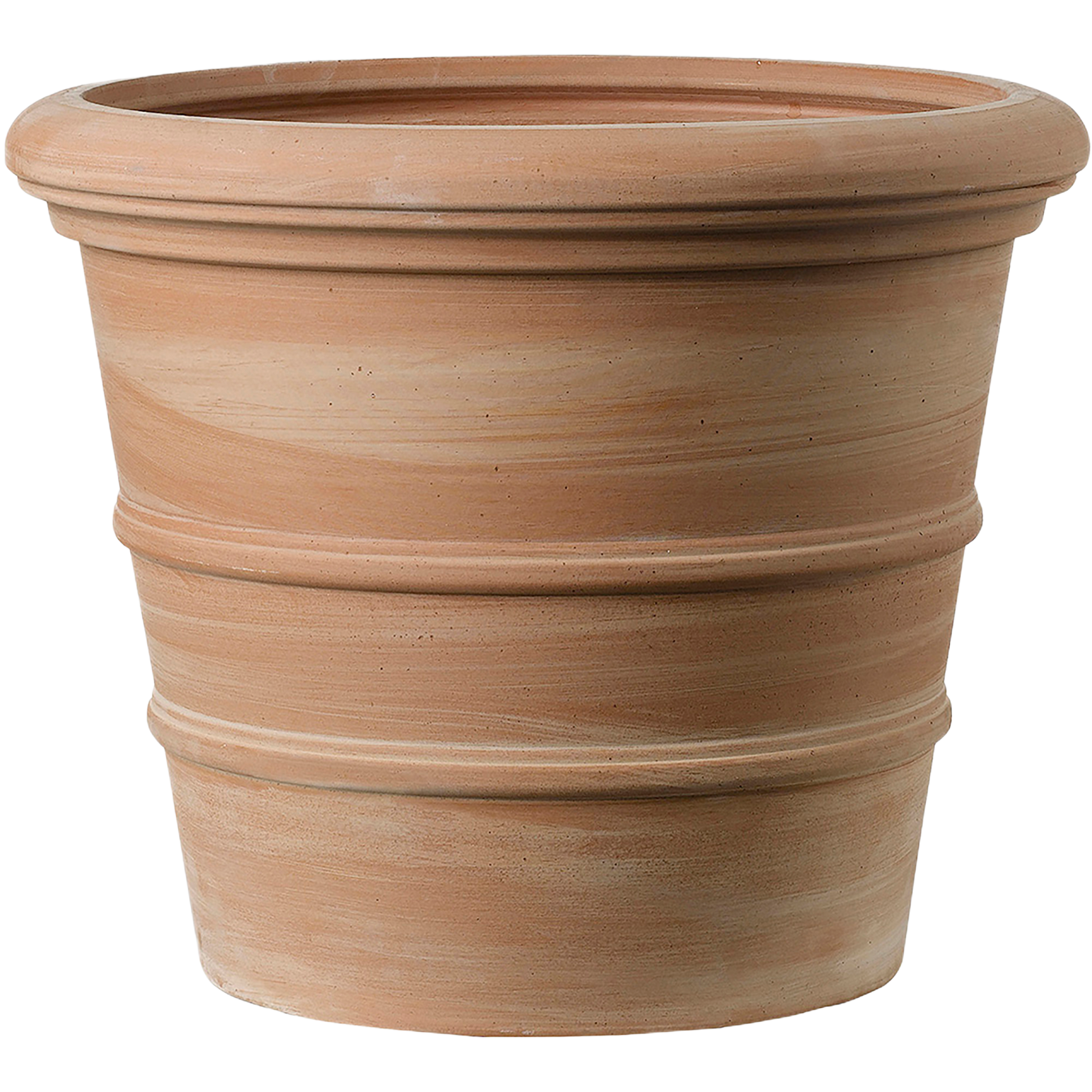 Donica Vaso Siena 37 cm bielona terakota Deroma