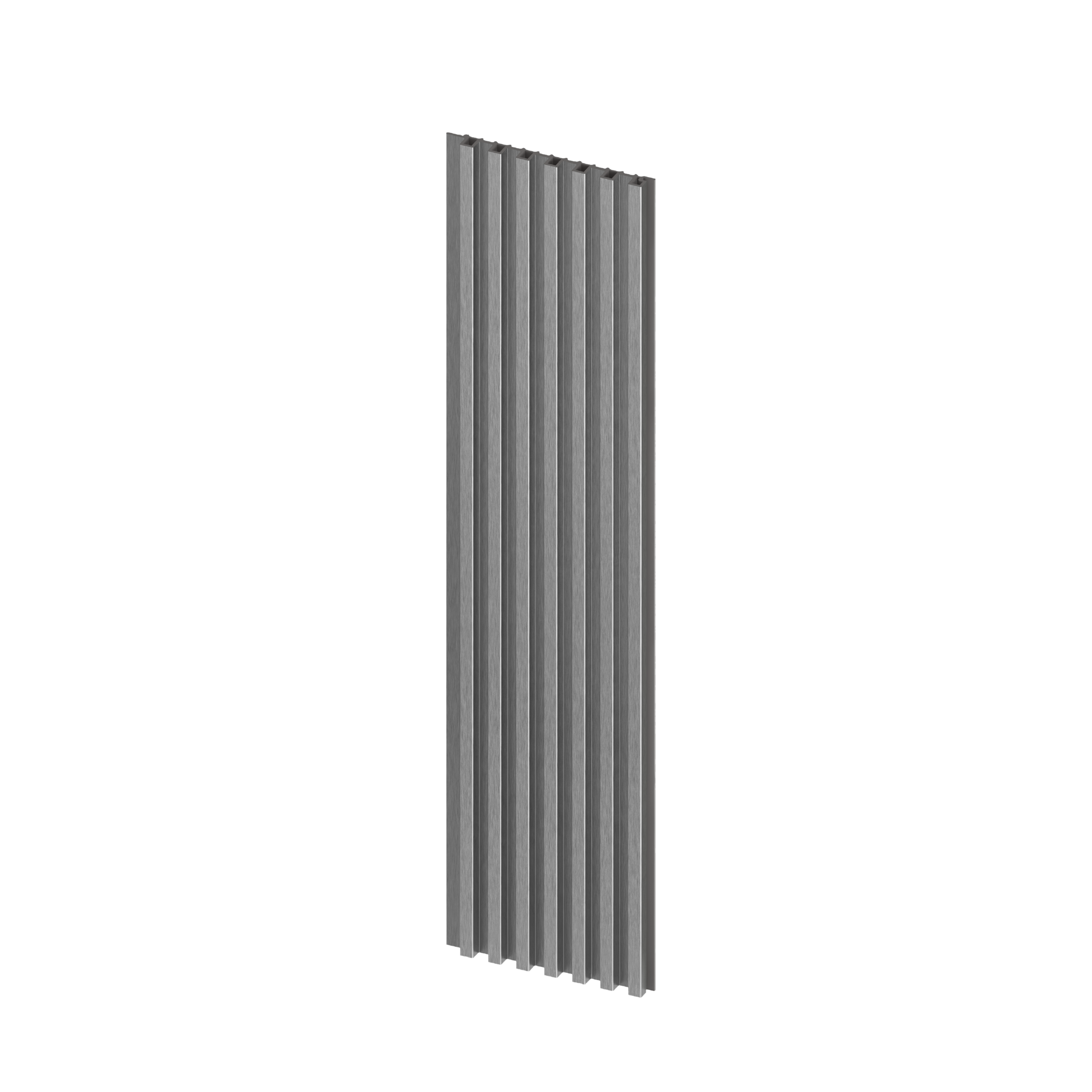 Panele modułowe ścienne 3D lamele 265x14.8 cm S Brushed Steel 7 lameli