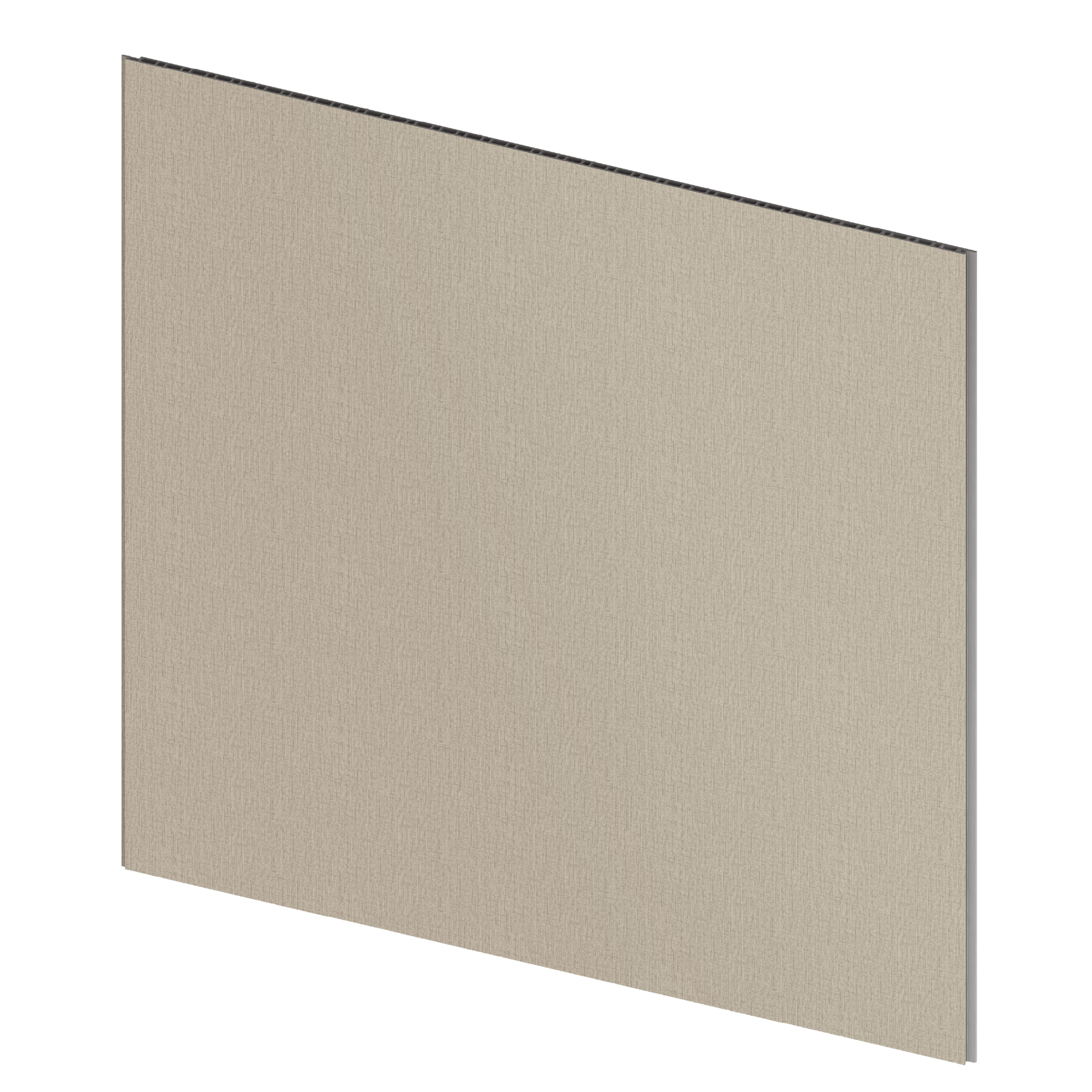 Panele ścienne modułowe 265x60.9 cm Deko XL Linen Fabric beżowy