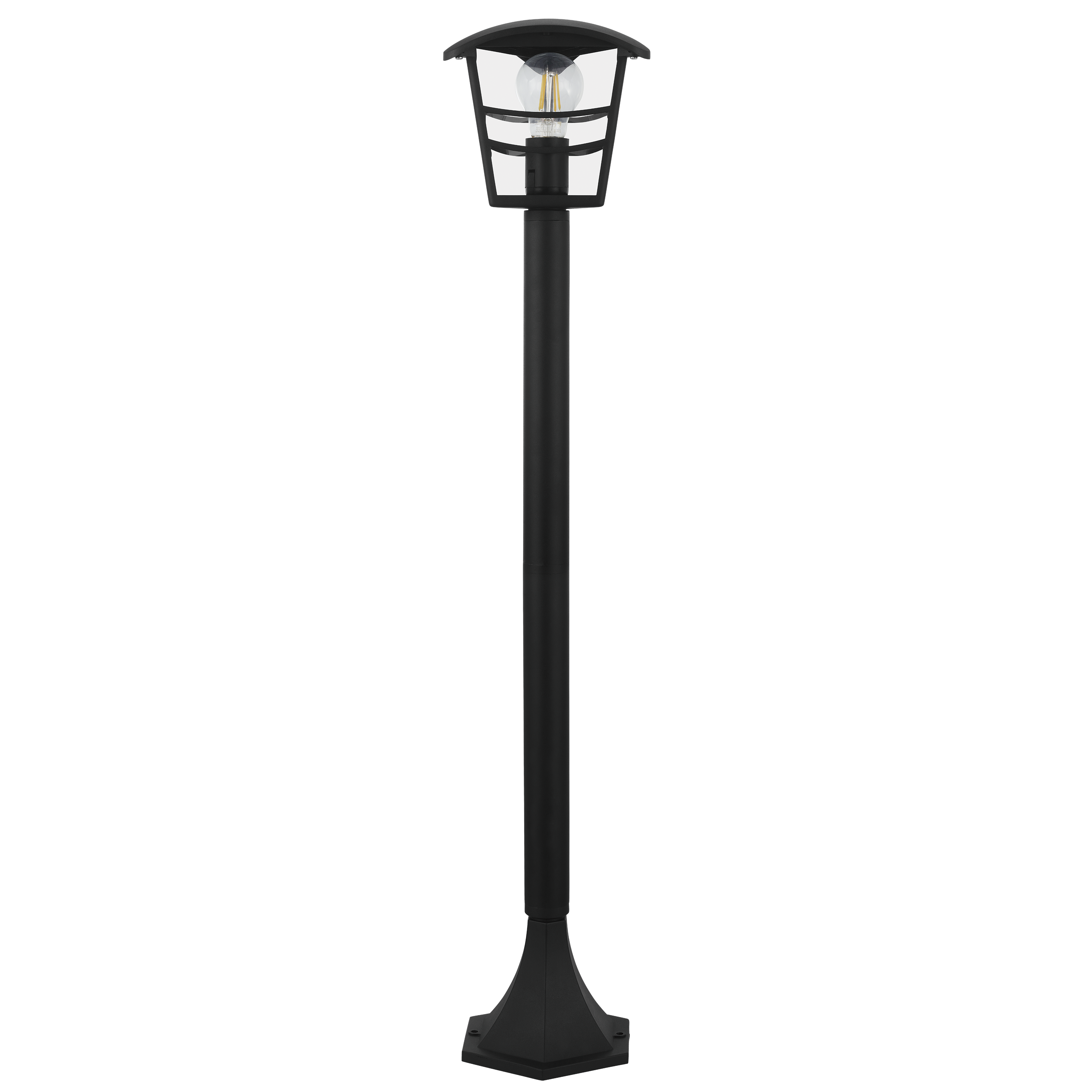 Lampa ogrodowa stojąca Palama IP44 1 m czarna E27 Inspire