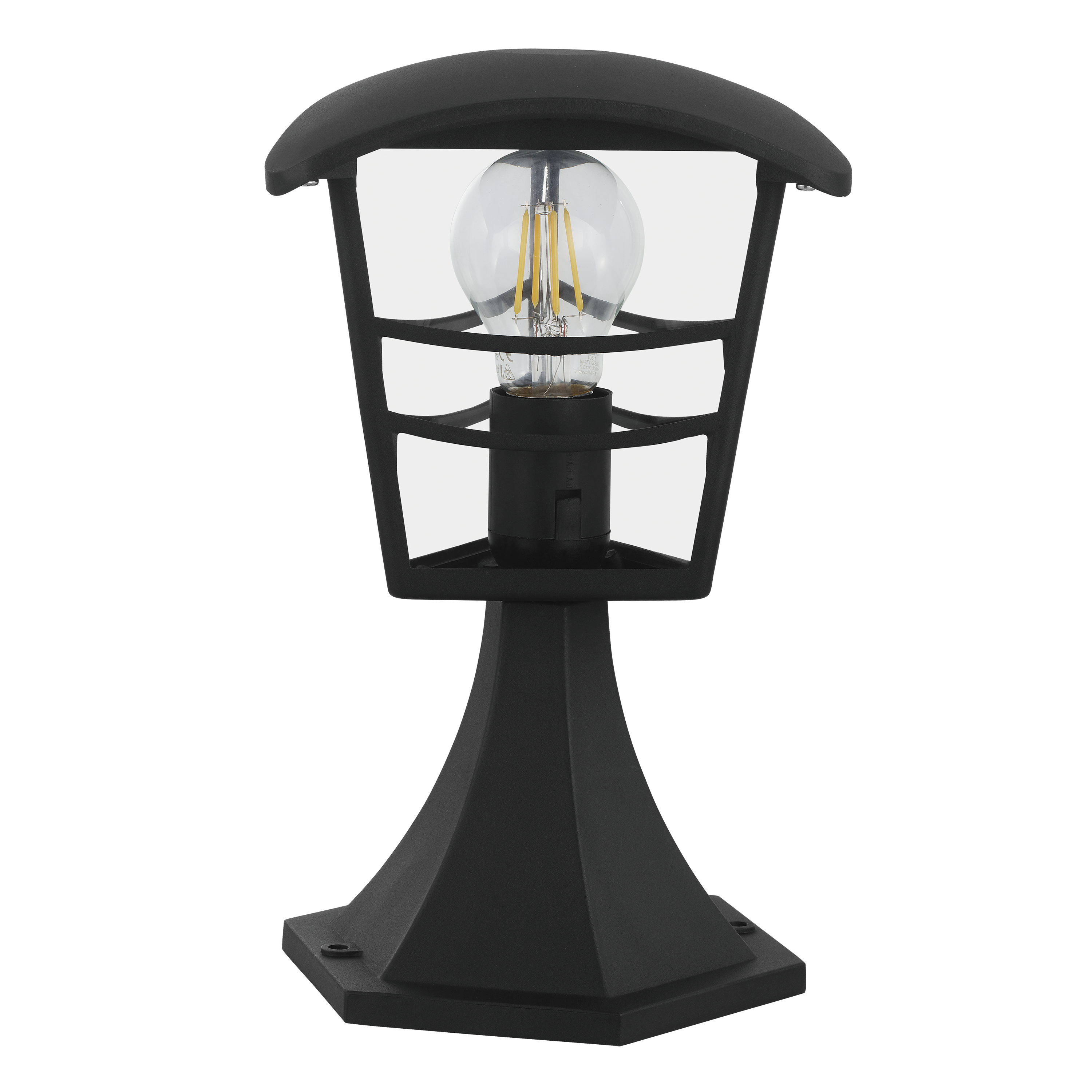 Lampa ogrodowa stojąca Palama czarna IP44 E27 Inspire