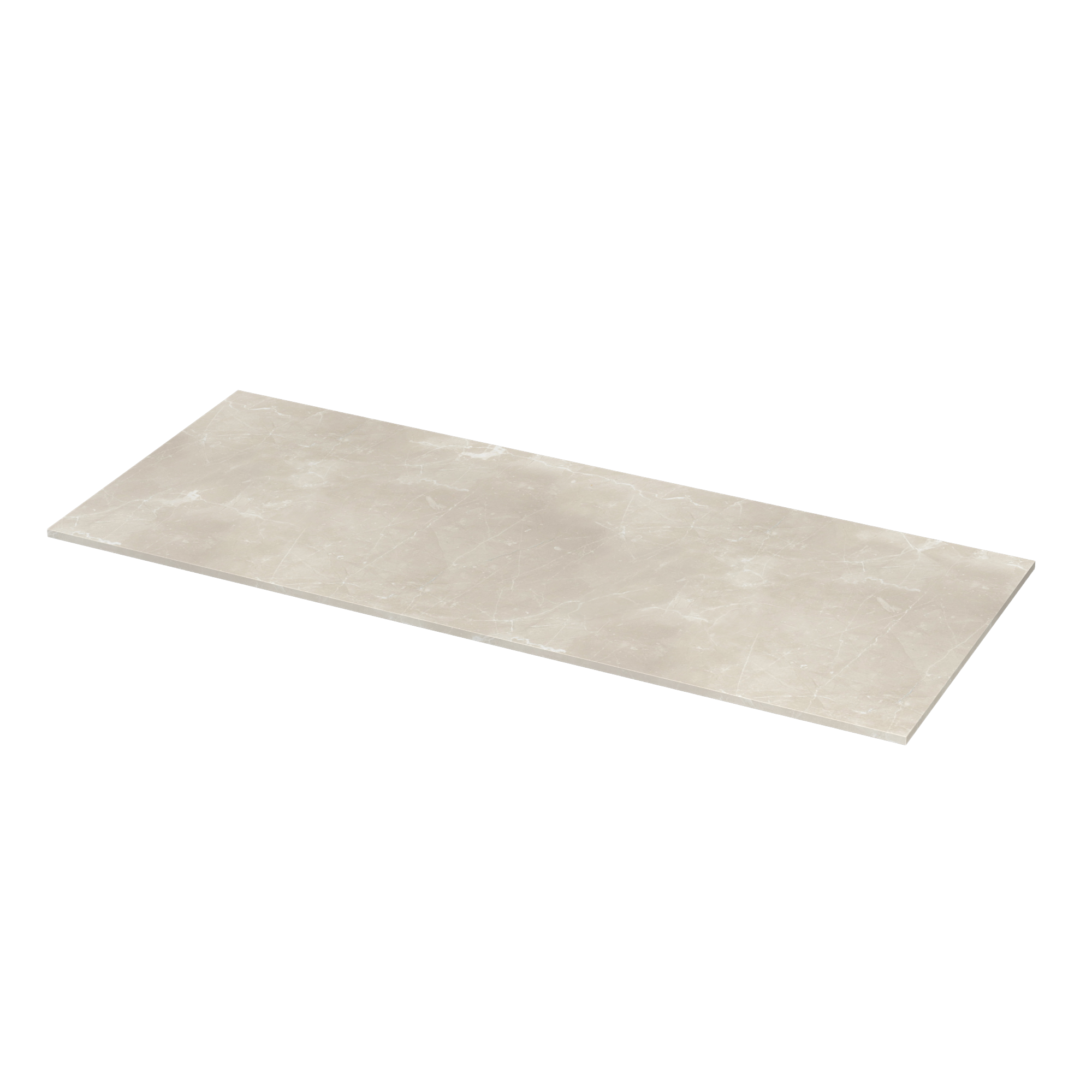 Blat łazienkowy marmur Pearl 121x49 cm Beige Marble Sensea