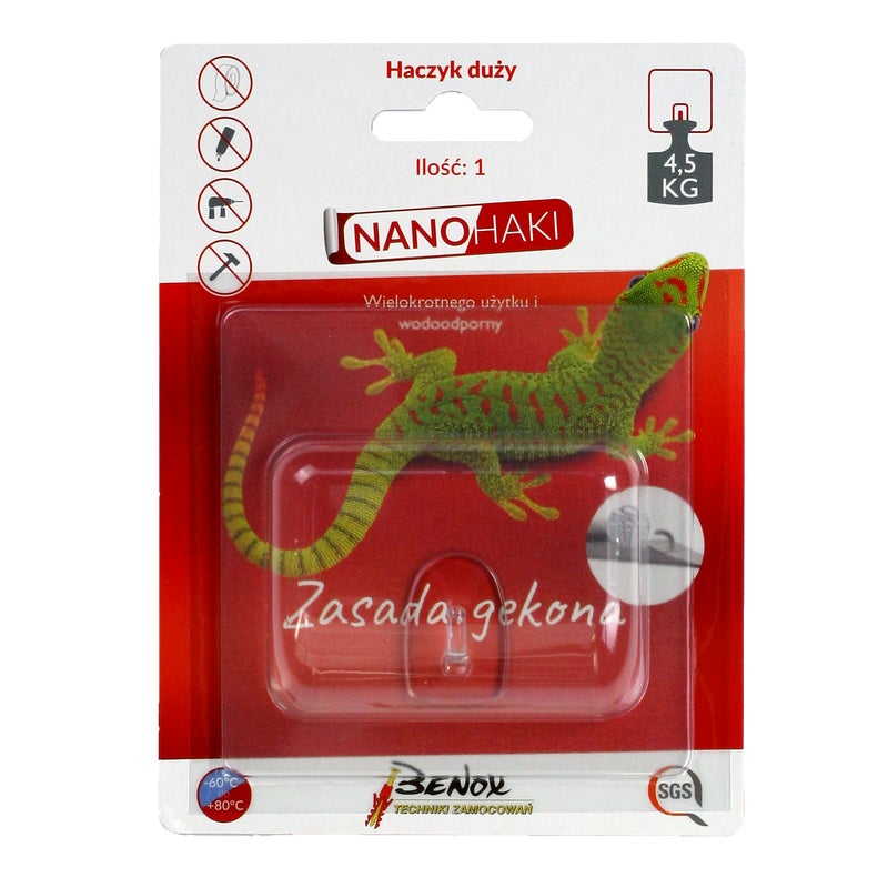Haczyk samoprzylepny duży 1 szt. GMS12-11288 Benox