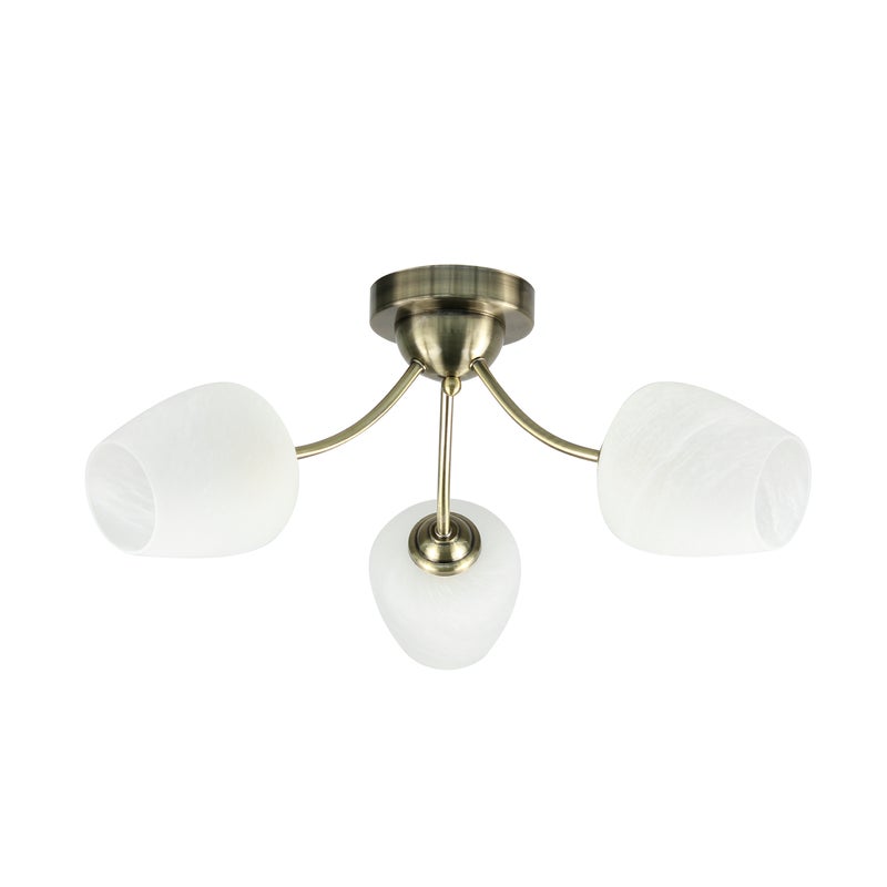 Lampa sufitowa Zina 3xE27 patyna Candellux