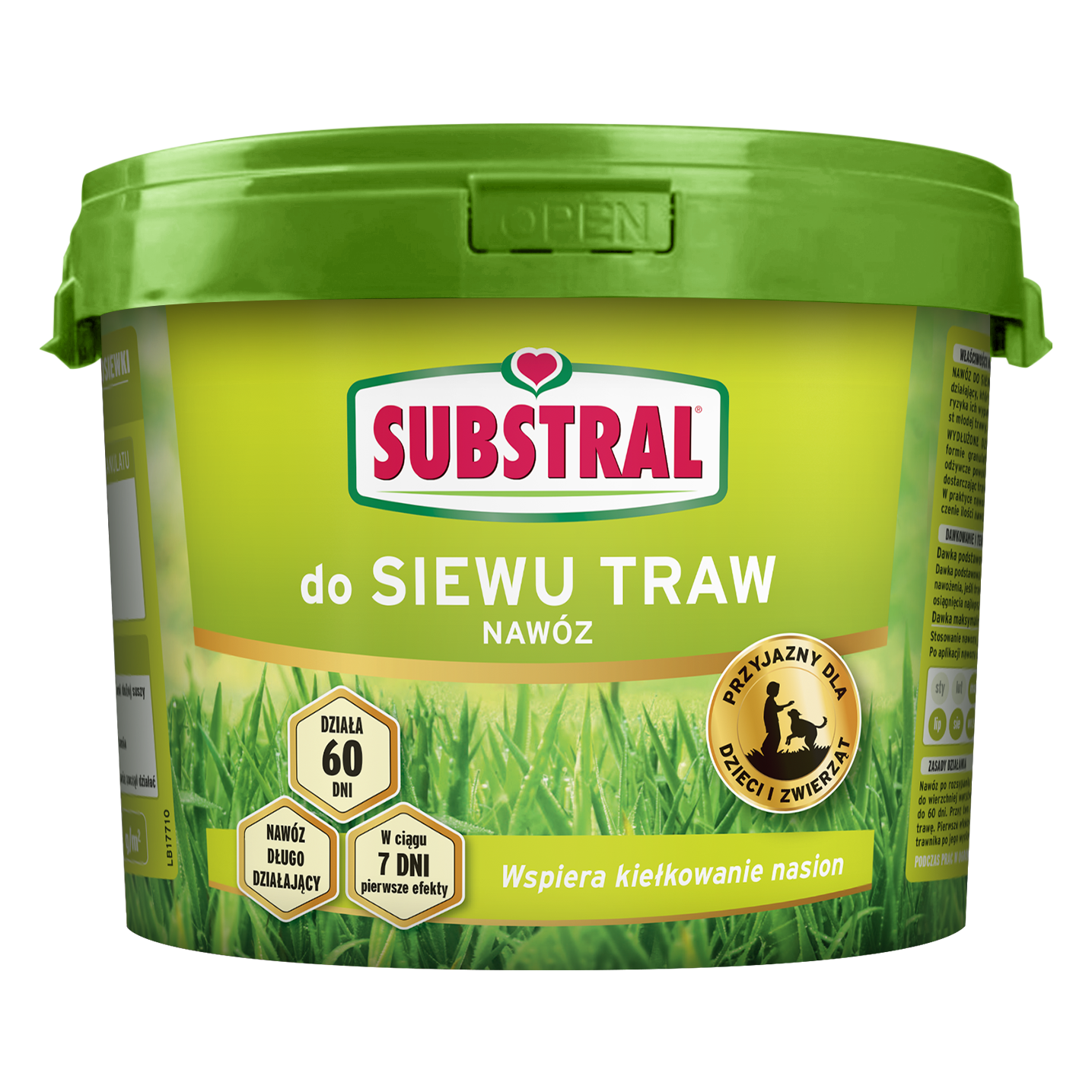 Nawóz do siewu trawnika 60 dni 5 kg Substral