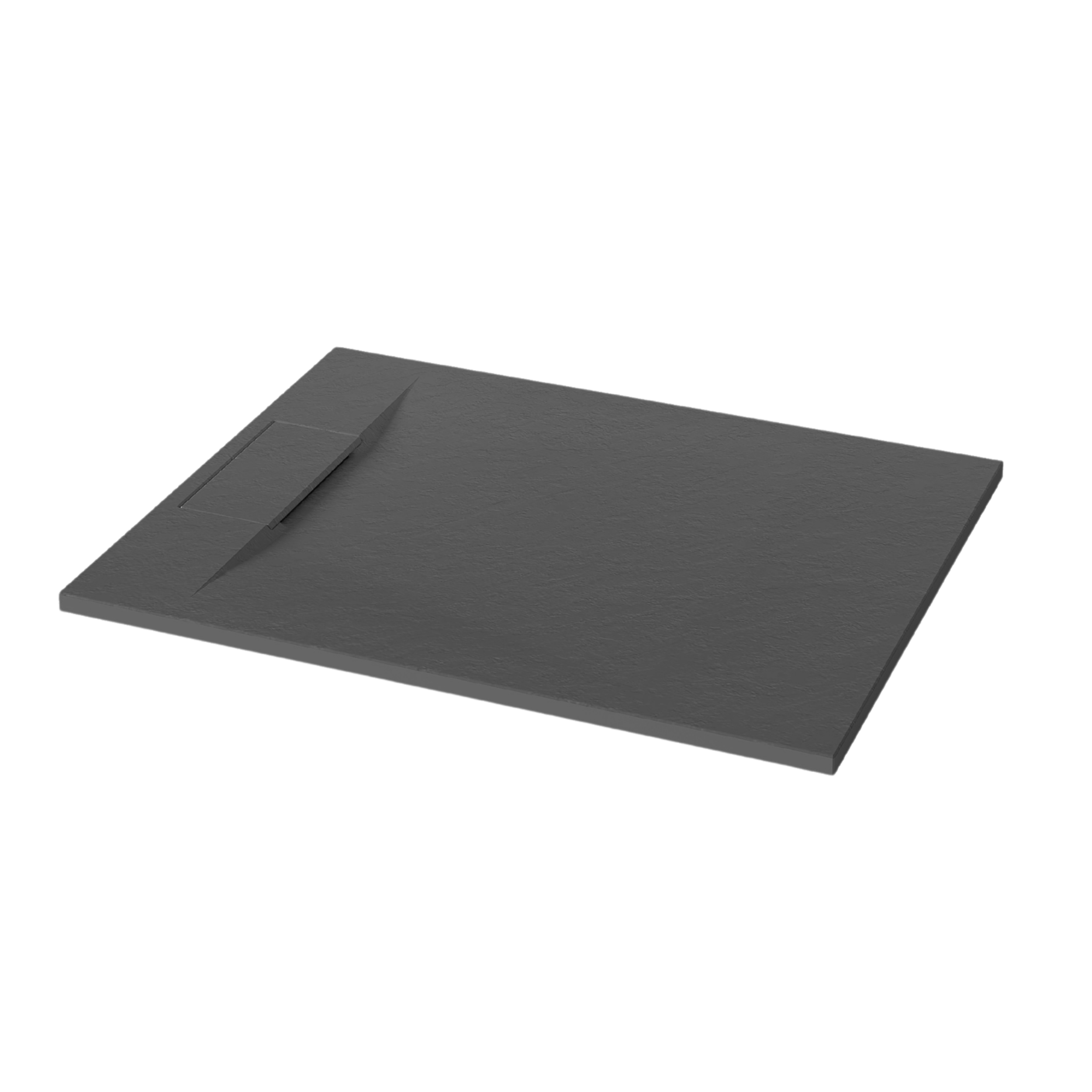 Brodzik do kabiny prysznicowej prostokątny Alvero 110x90 cm czarny Invena