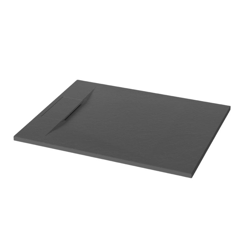 Brodzik do kabiny prysznicowej prostokątny Alvero 100x90 cm czarny Invena