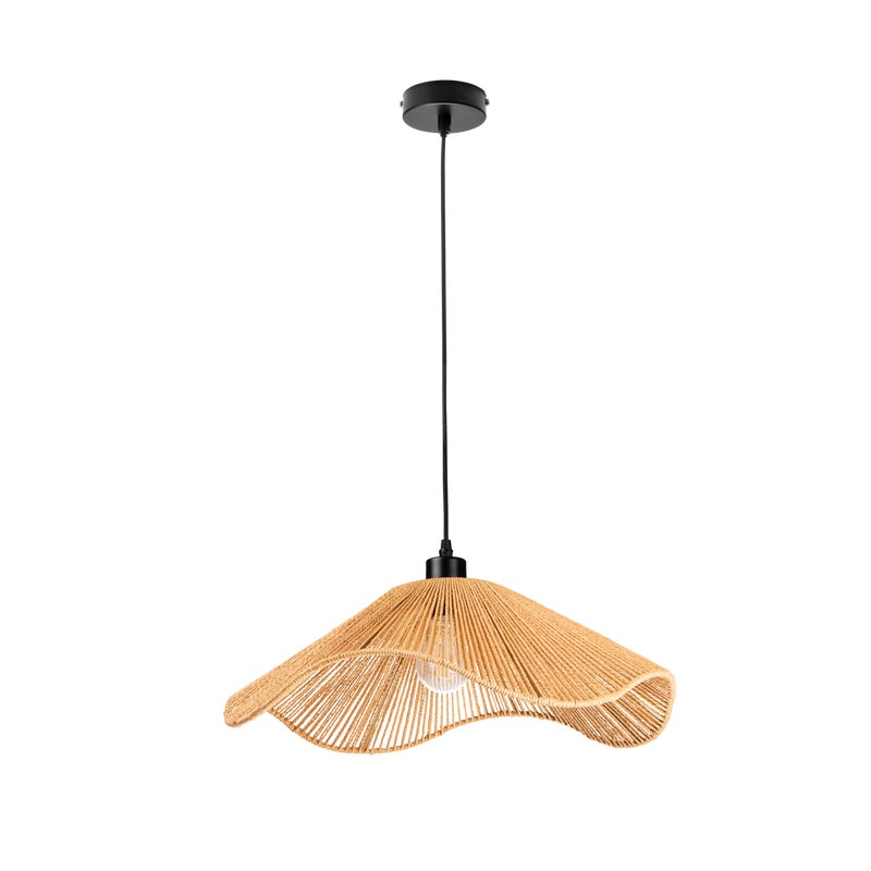 Lampa wisząca Brixan E27 15 W śr. 48 cm pleciona Kanlux