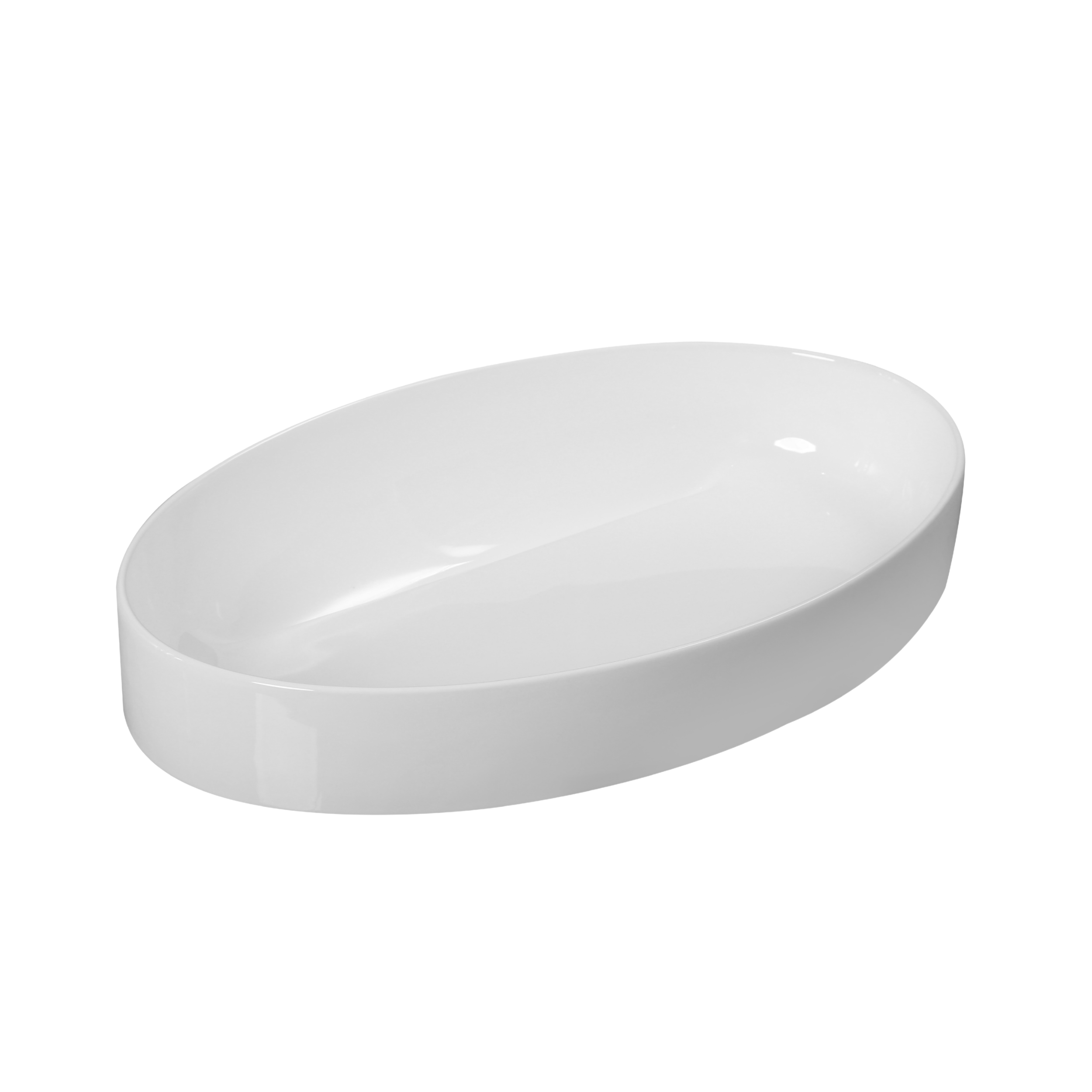 Umywalka nablatowa Elara owalna 60 cm Invena