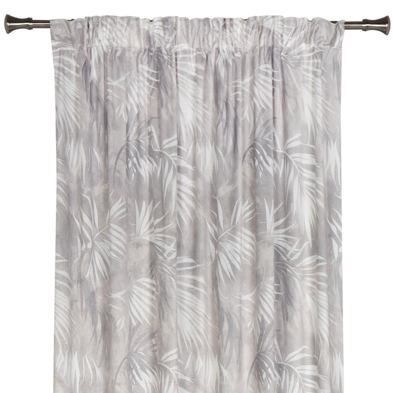 Zasłona welwetowa Singa taupe 140 x 260 cm na taśmie