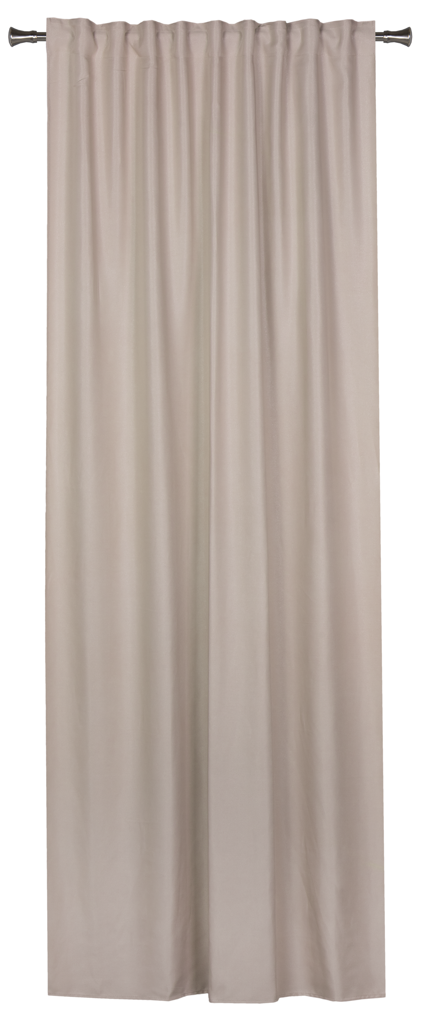 Zasłona Glow Chic beżowa 140 x 270 cm na taśmie