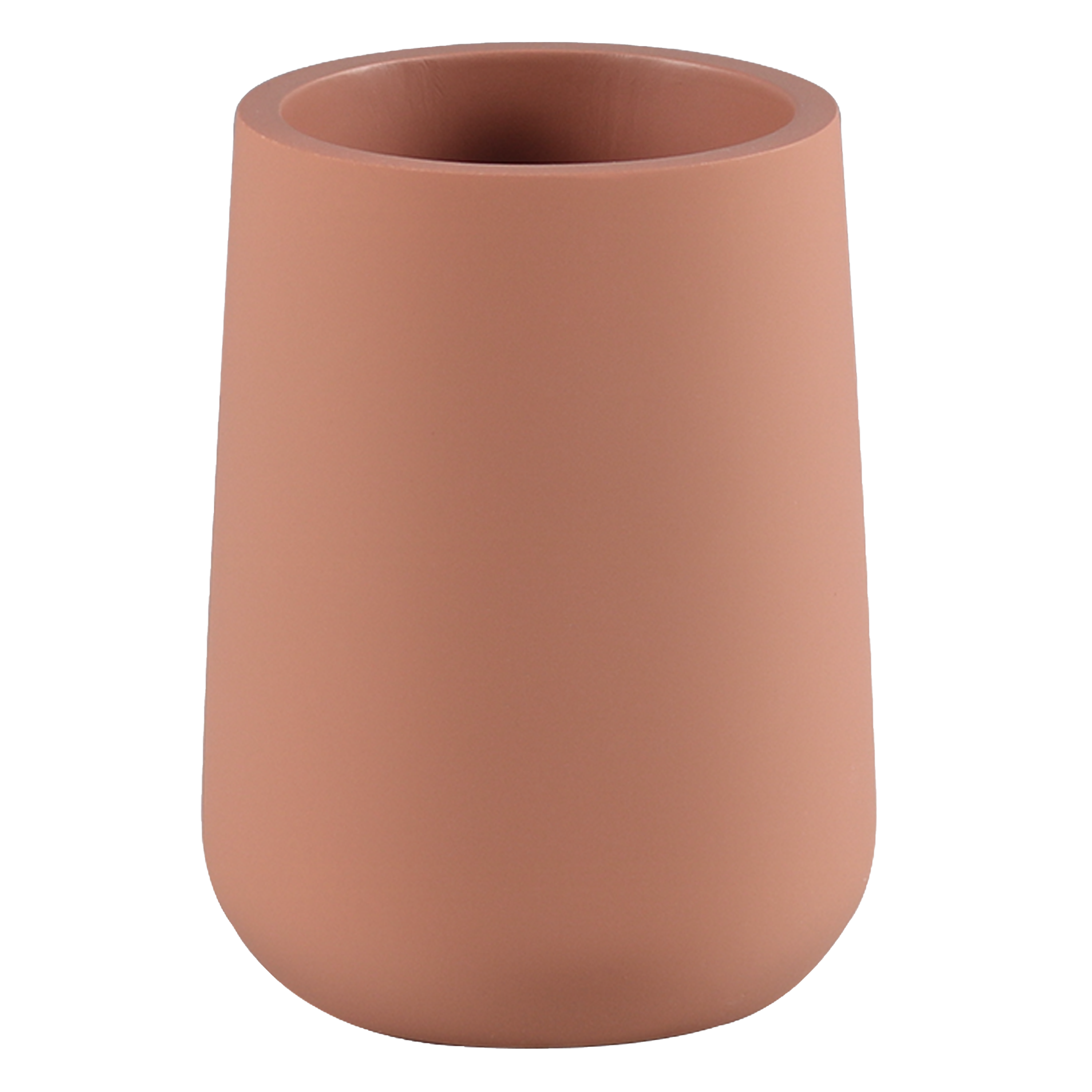 Kubek na szczoteczki do zębów Color terracotta matowa Sensea