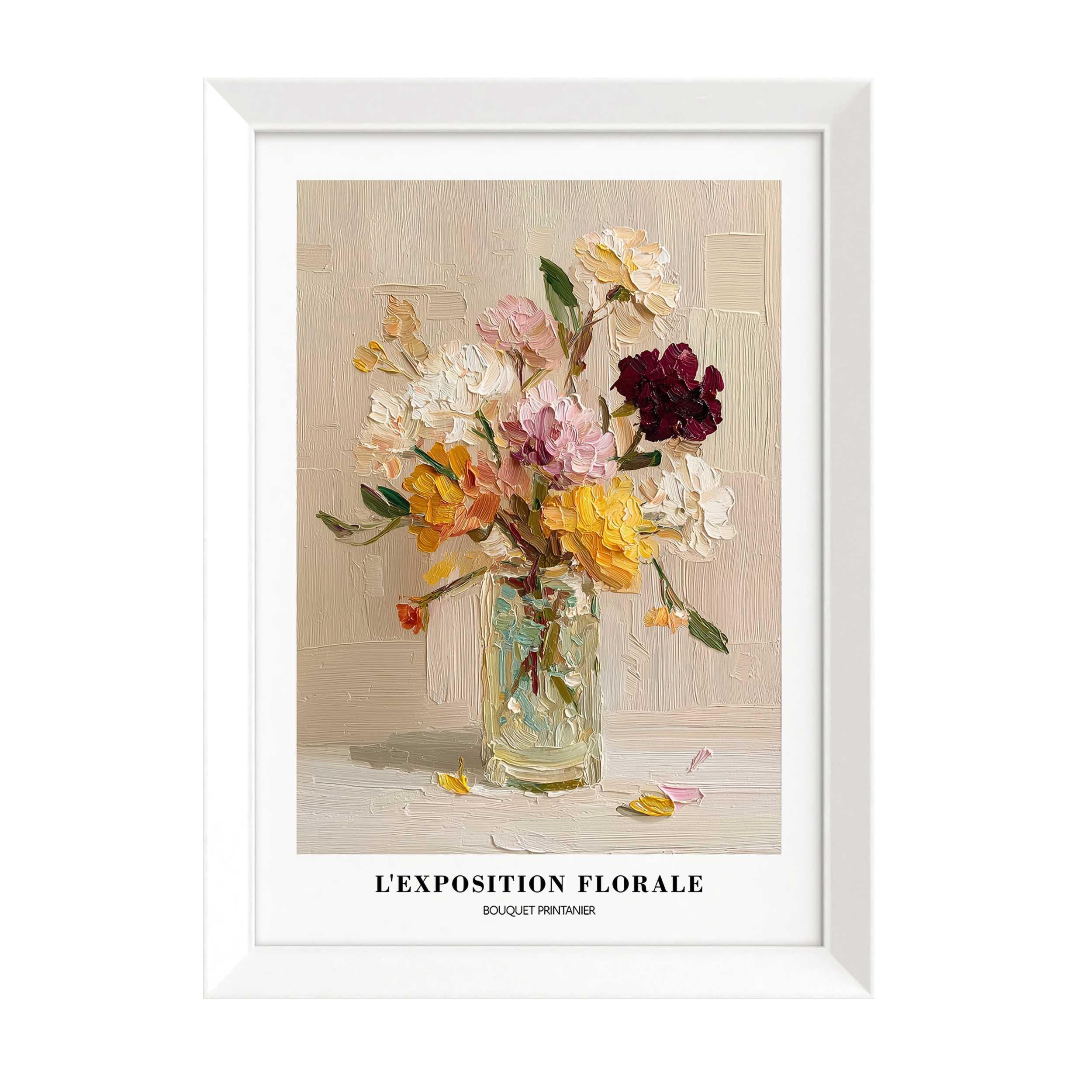 Obraz w ramie Paris Pic Kwiaty w wazonie Sunny PP044 56x75 cm