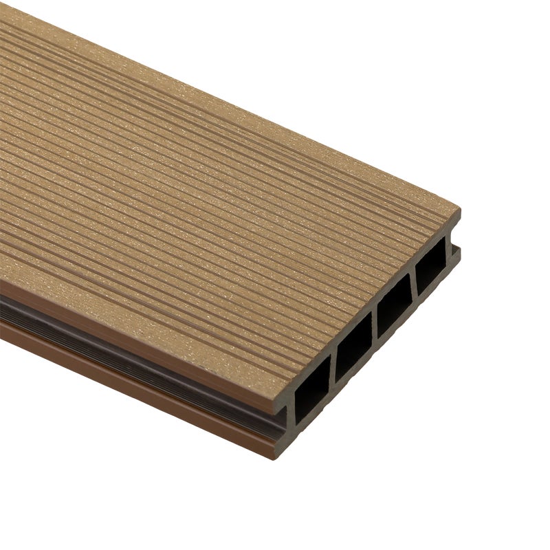 Deska tarasowa kompozytowa dwustronna B150 15x400x2,5 cm Wild Teak Bergdeck