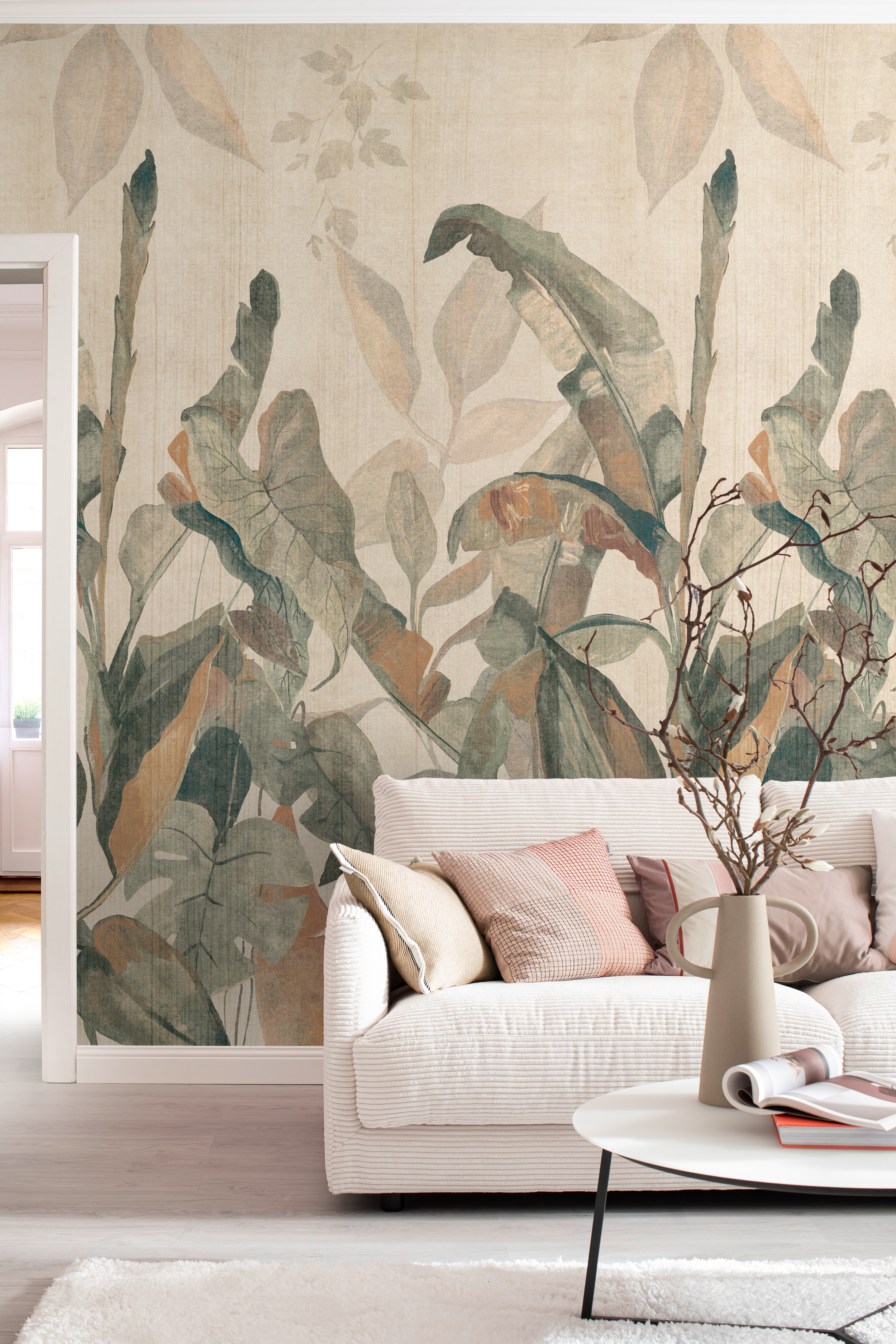 Tapeta panoramiczna Rustic Botaniczna 159 x 280 cm