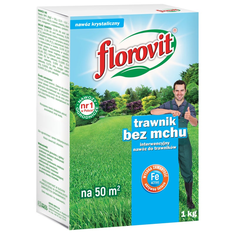 Nawóz do trawnika interwencyjny Antymech 1kg Florovit