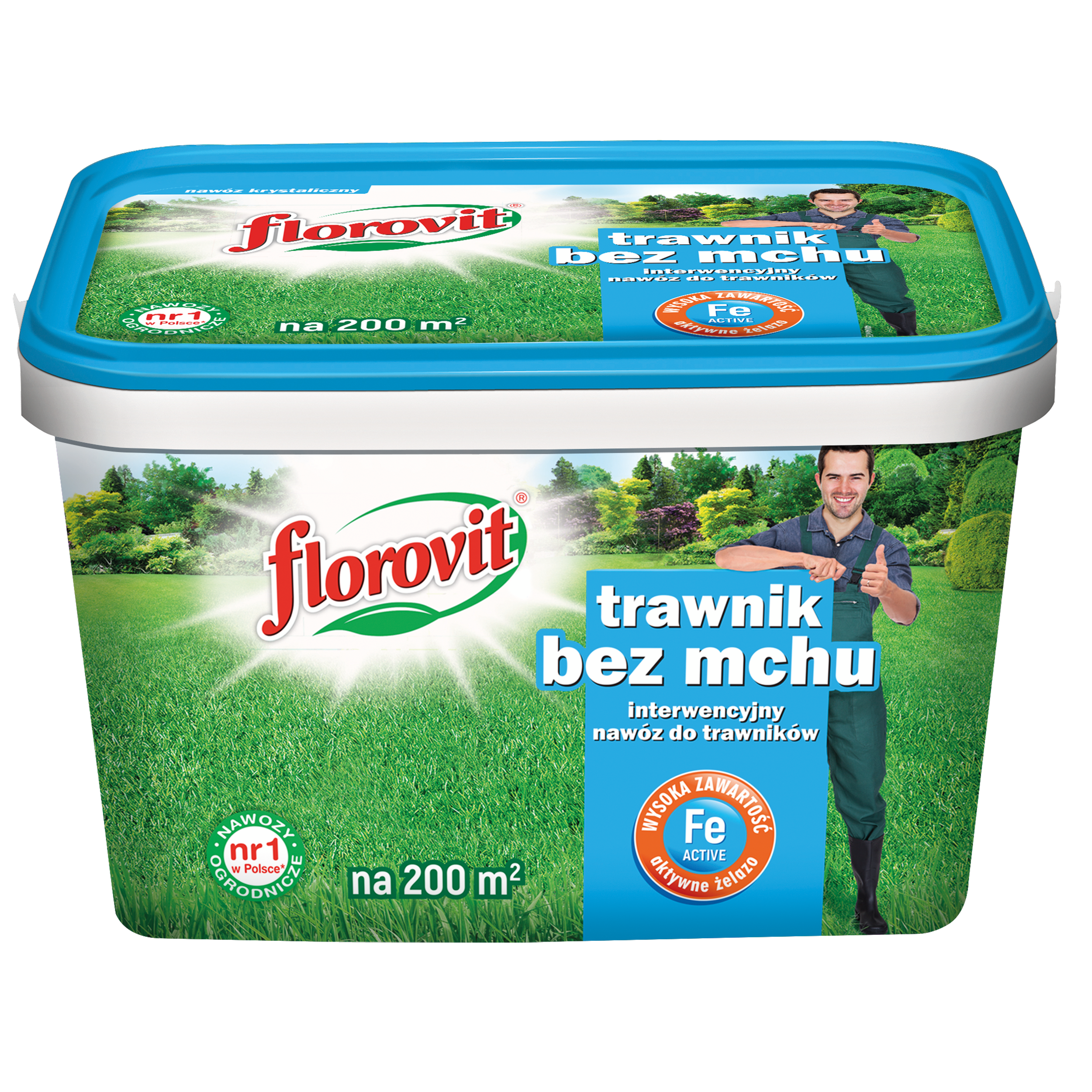 Nawóz do trawnika z mchem 4kg Florovit