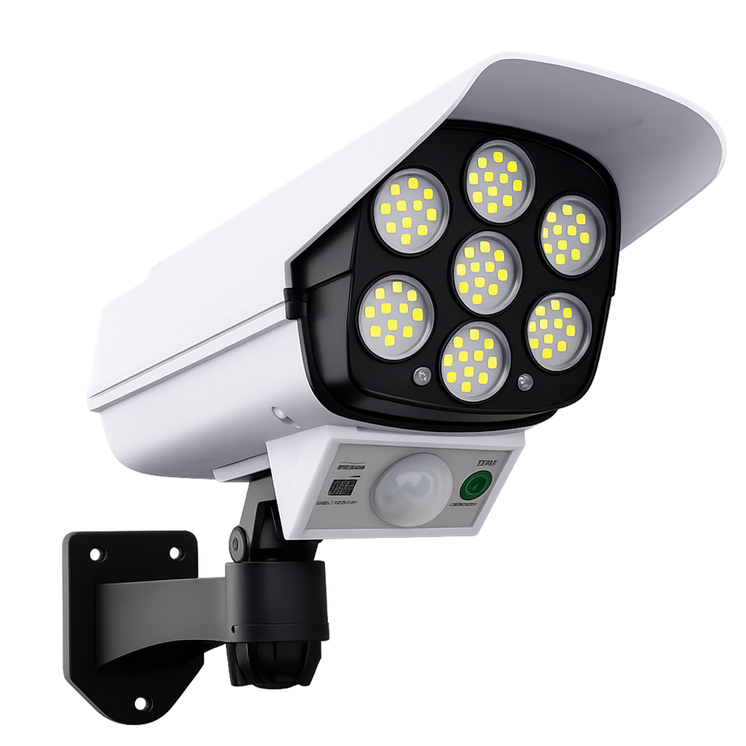 Lampa solarna Security z czujnikiem i pilotem 200 lm barwa zimna IP44 Volteno