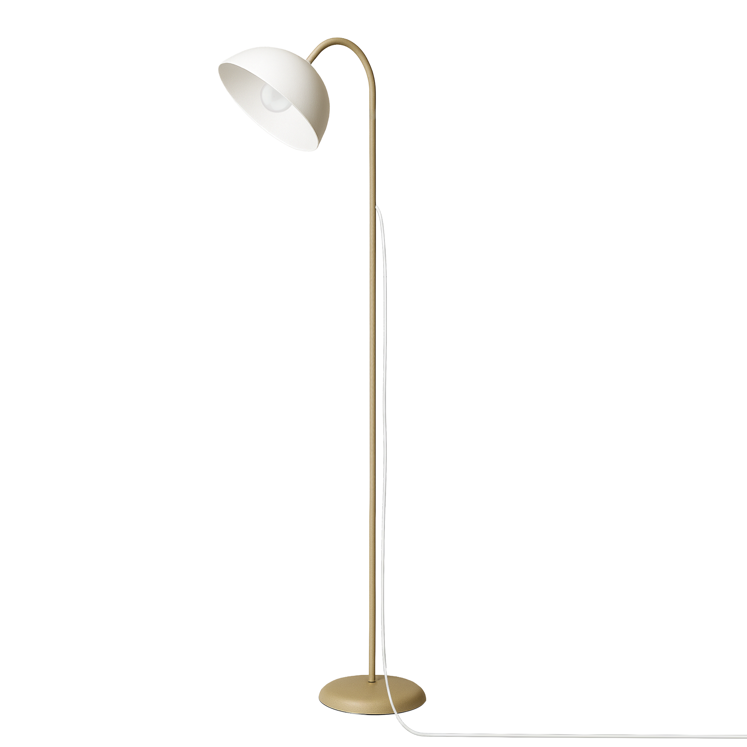 Lampa podłogowa Harrison E27 15W taupe Milagro