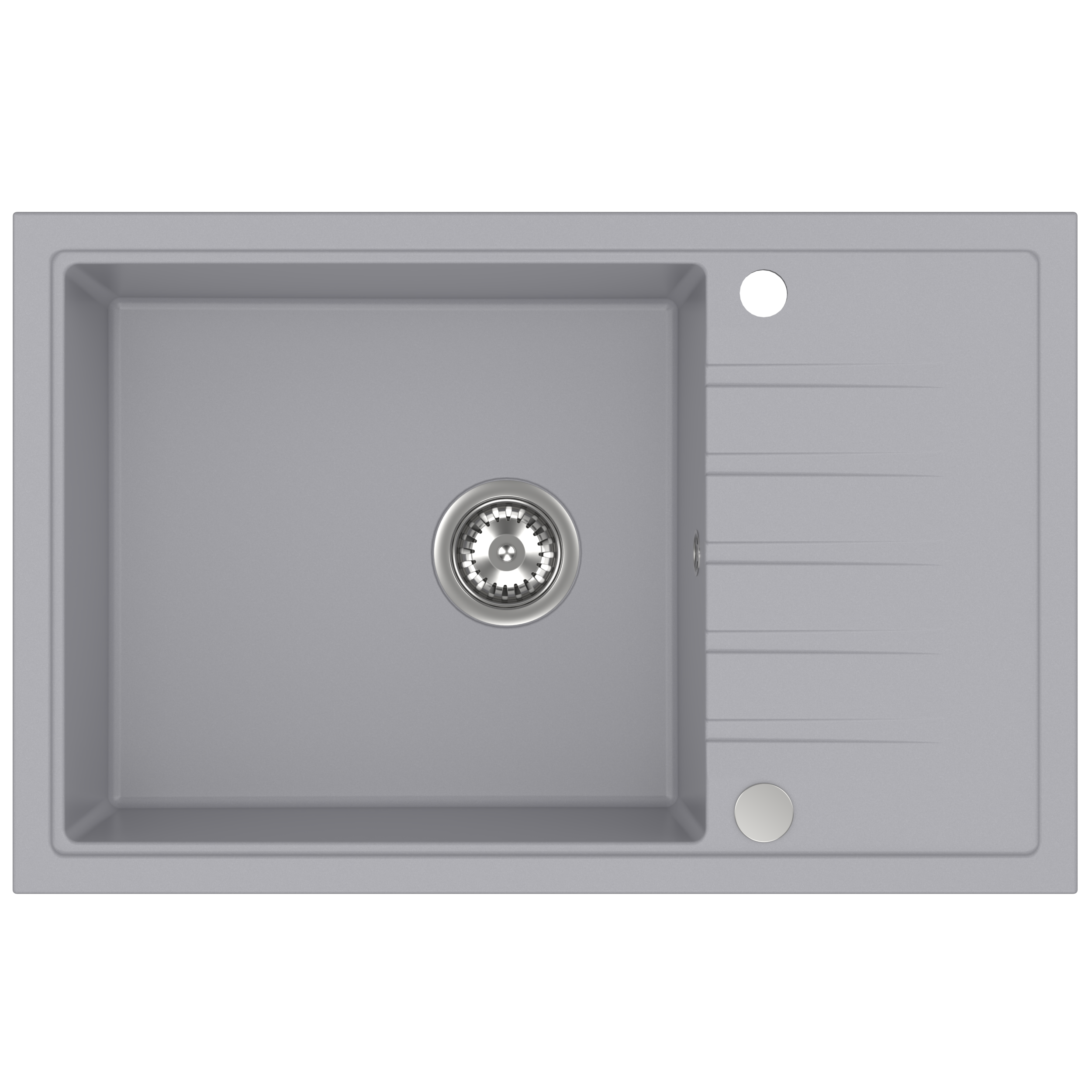 Zlewozmywak granitowy Scavo XL 78 cm szary Quality