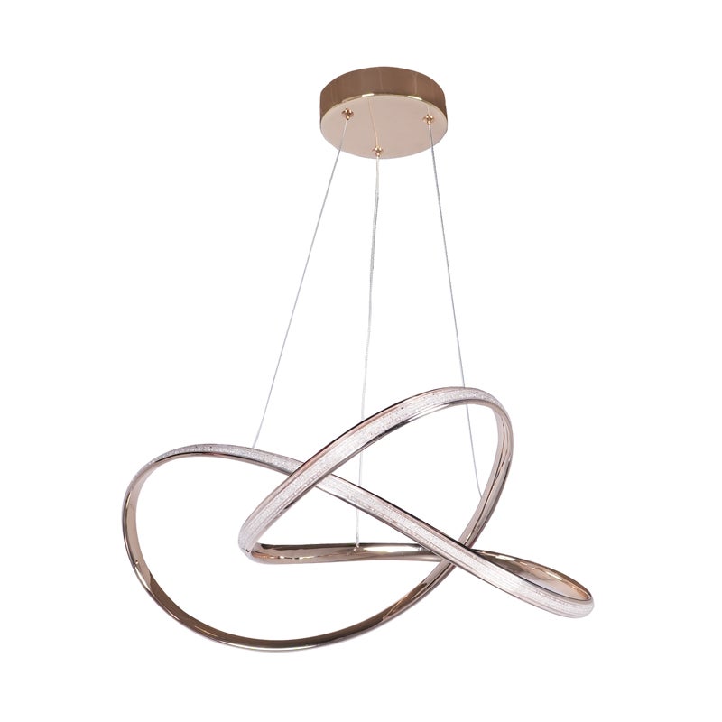 Lampa wisząca Shira Twist LED 3800 lm 33W barwa neutralna złota Goldlux