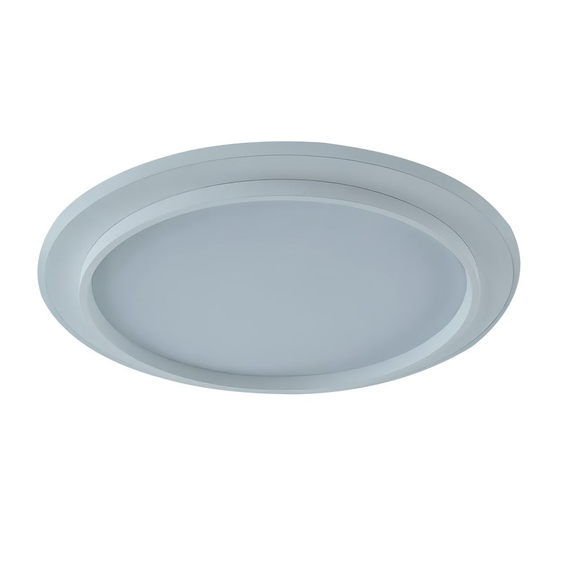 Plafon Tilia LED 7232 lm 40W barwa ciepła, neutralna, zimna śr. 58 cm biały Inspire
