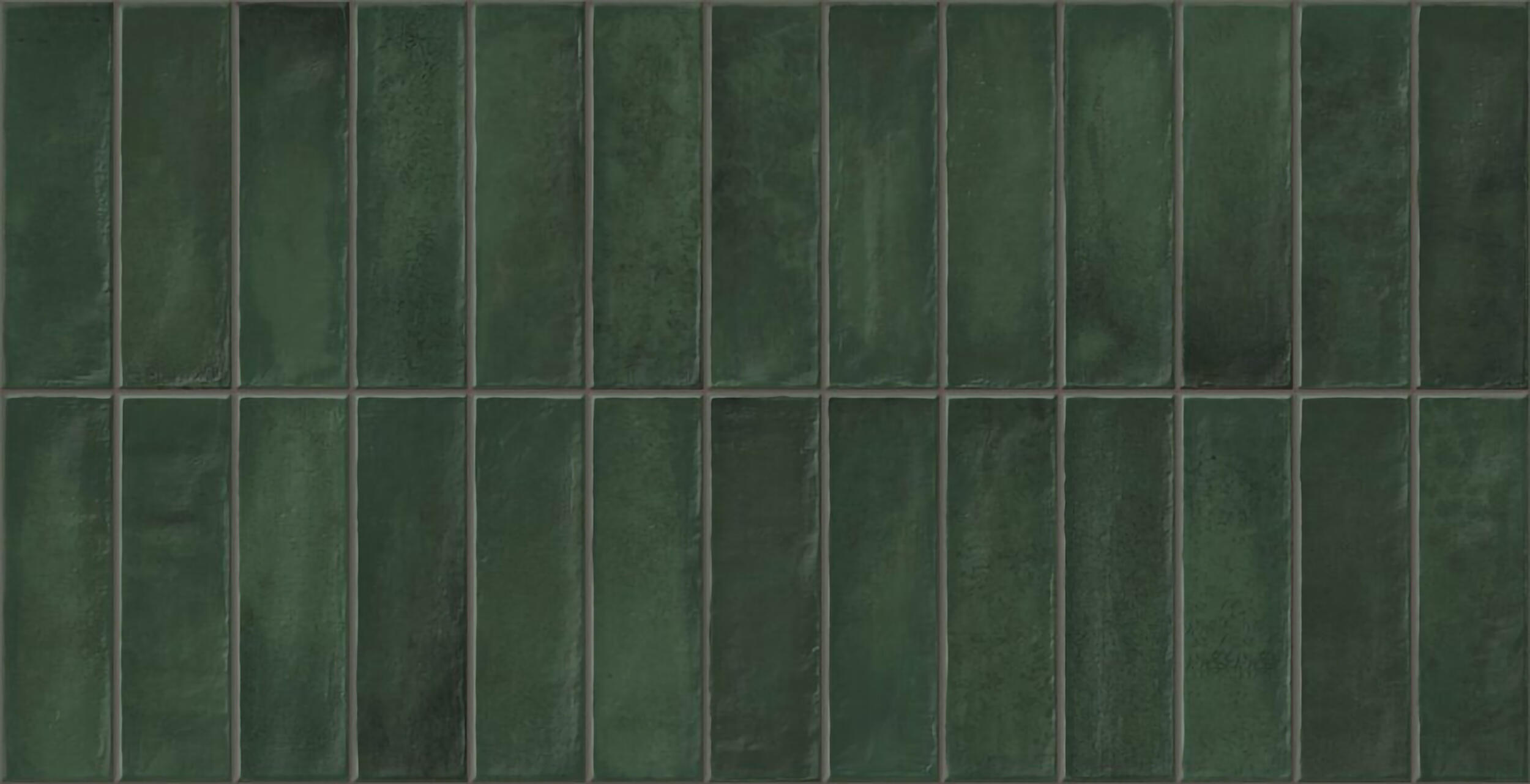 Glazura 32x62.5 cm Deco Artis Plus Forest zielona cegła 1m2 5 sztuk