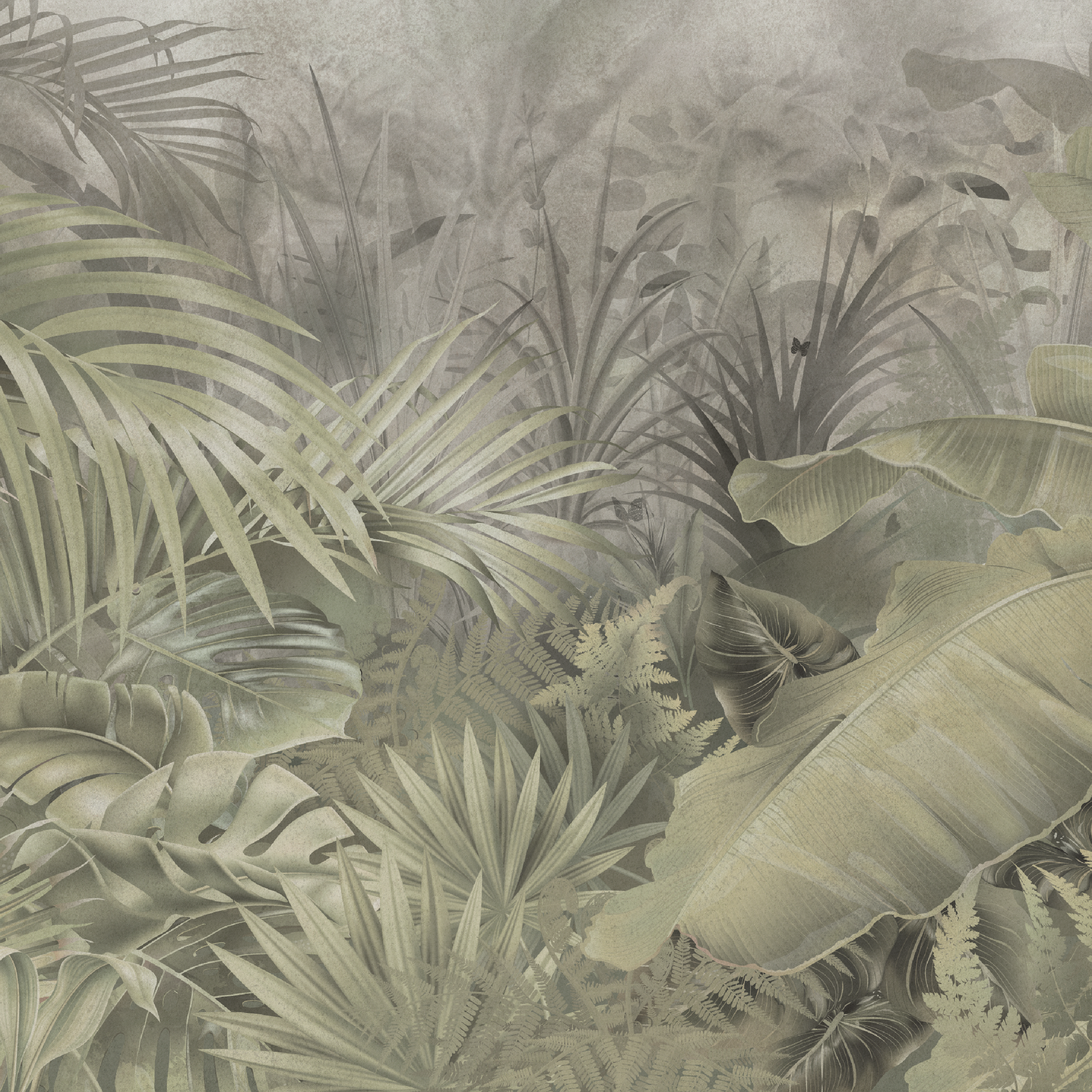 Mural Amazonia zielone liście 300 x 280 cm struktura Art