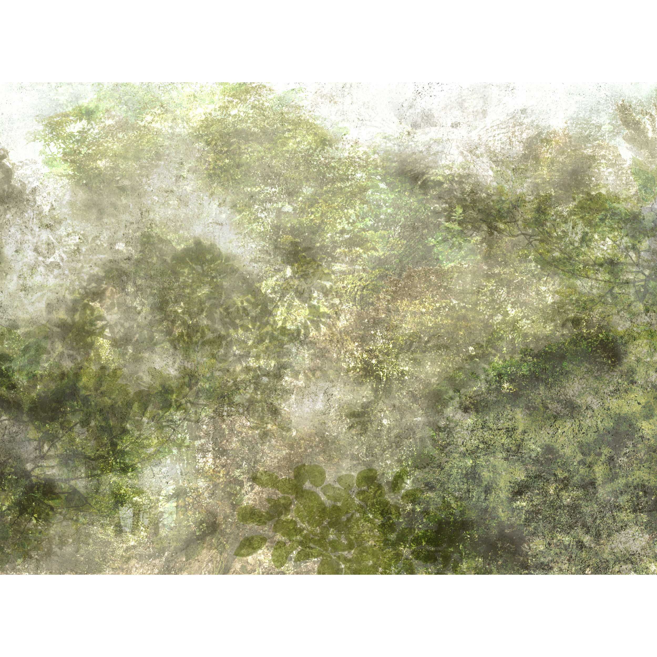 Mural Grove zieleń lasu 400 x 280 cm struktura Art
