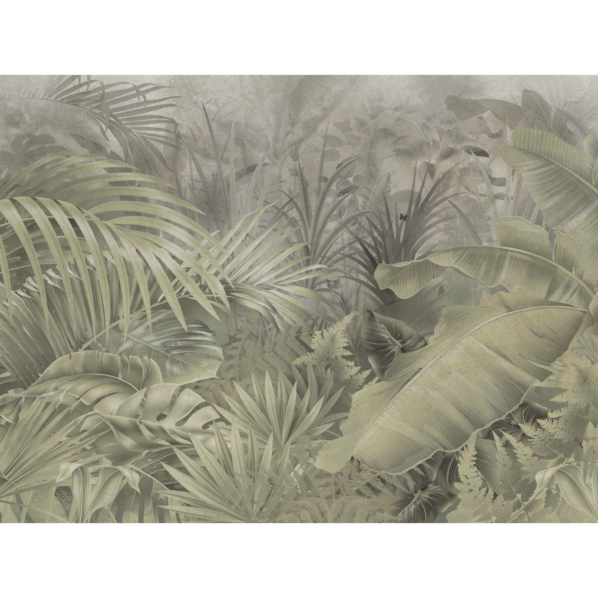 Mural Amazonia zielone liście 400 x 280 cm struktura Art