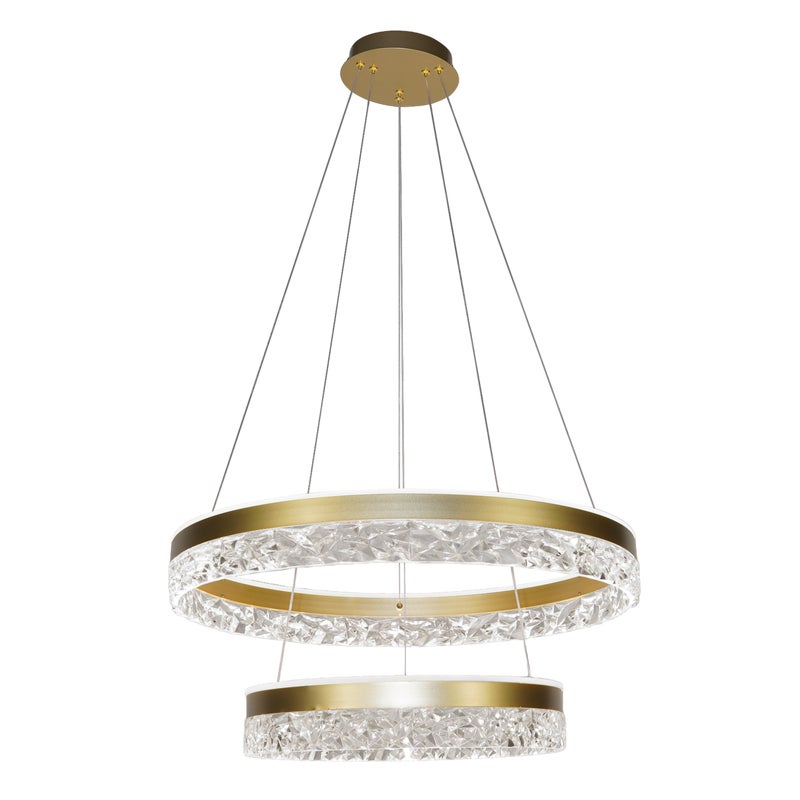 Lampa wisząca Frozi LEDx2 2900 lm 38W barwa ciepła złota Candellux