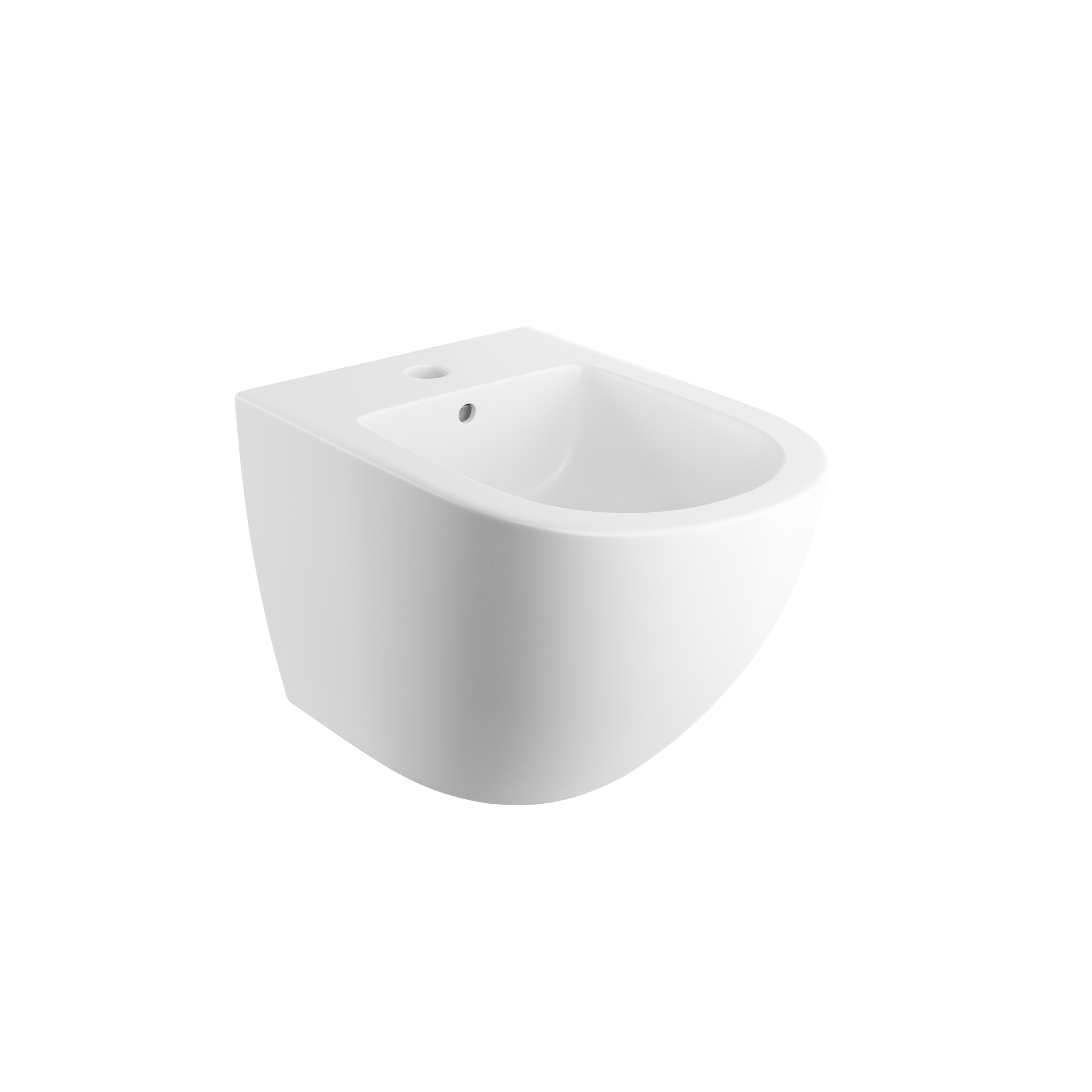 Bidet Podwieszany 50.5x37.5cm Biały Ceramika