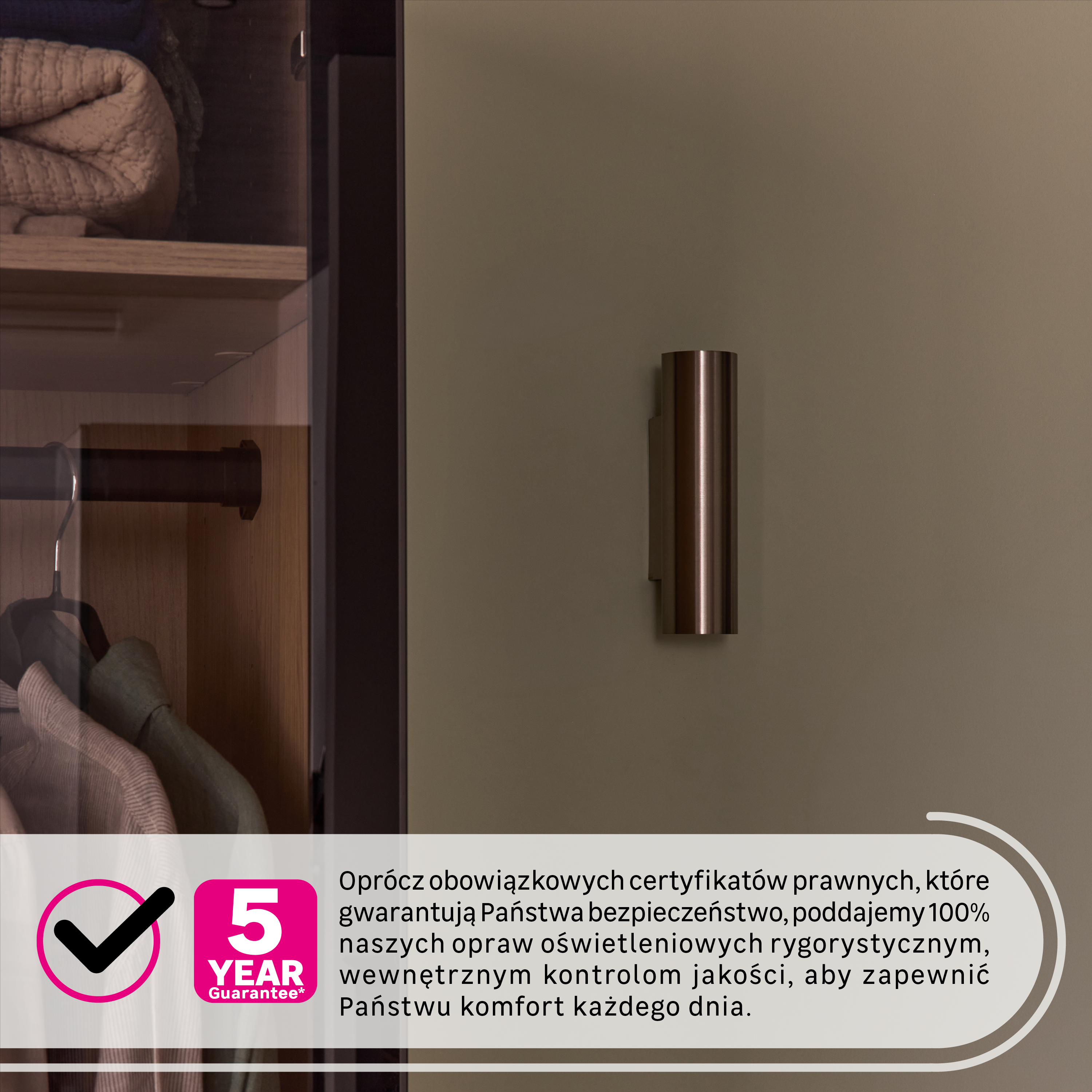 Kinkiet góra-dół Adiva 2xGU10 10W wys. 20.2 cm nikiel Inspire