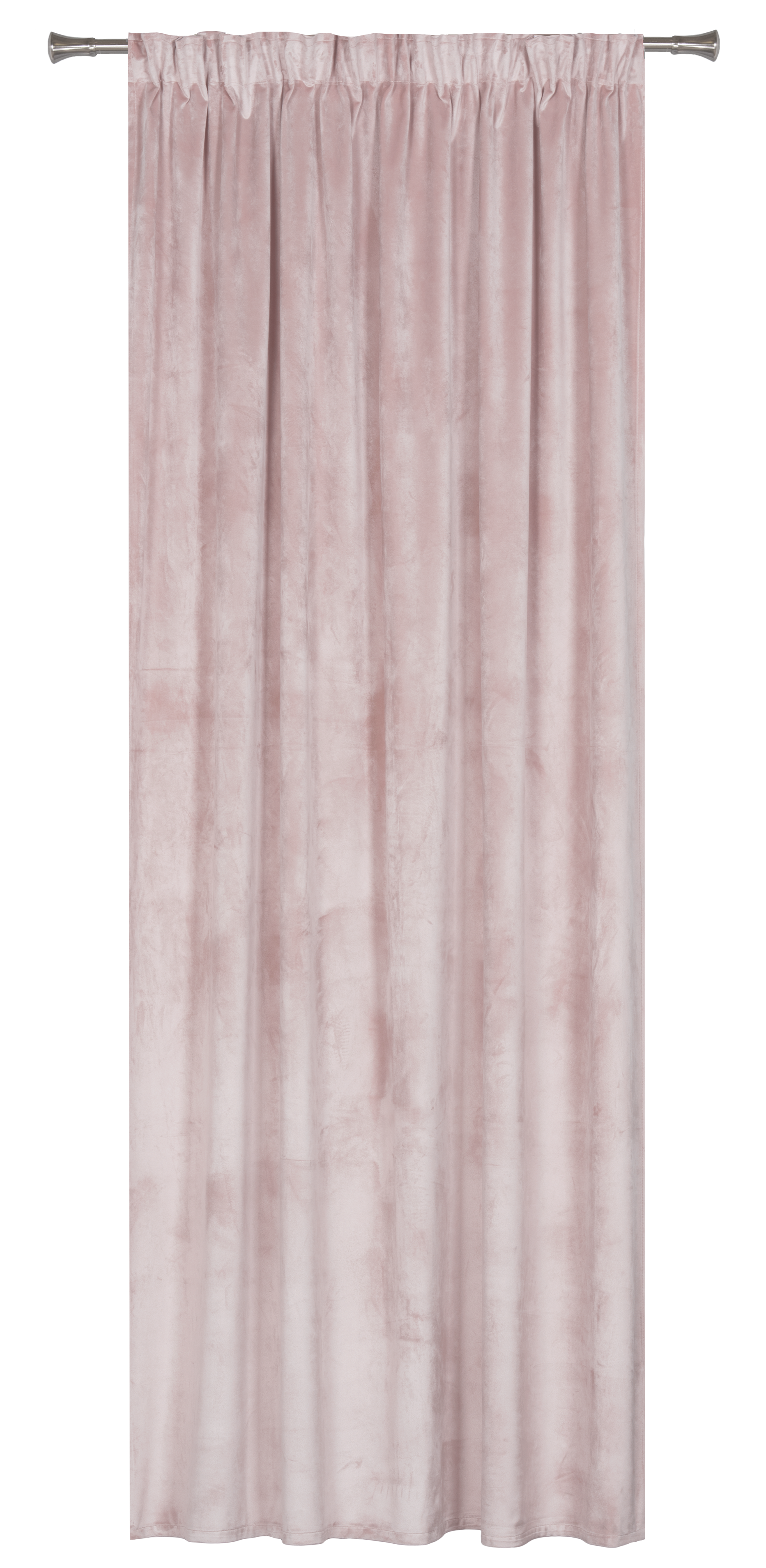 Zasłona welwetowa Vera różowa 140 x 250 cm na taśmie
