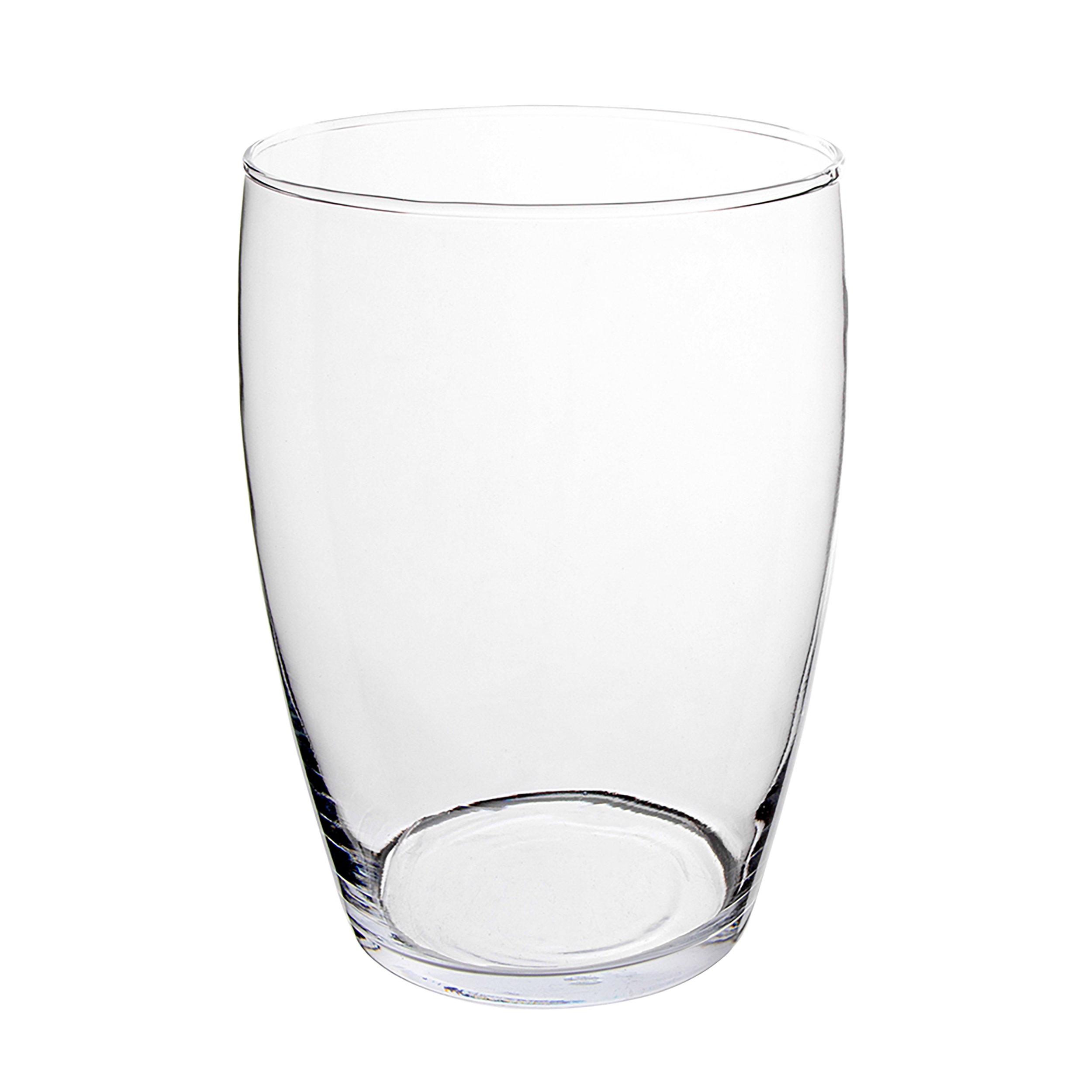 Wazon szklany dekoracyjny Cynia transparentny wys. 19 cm