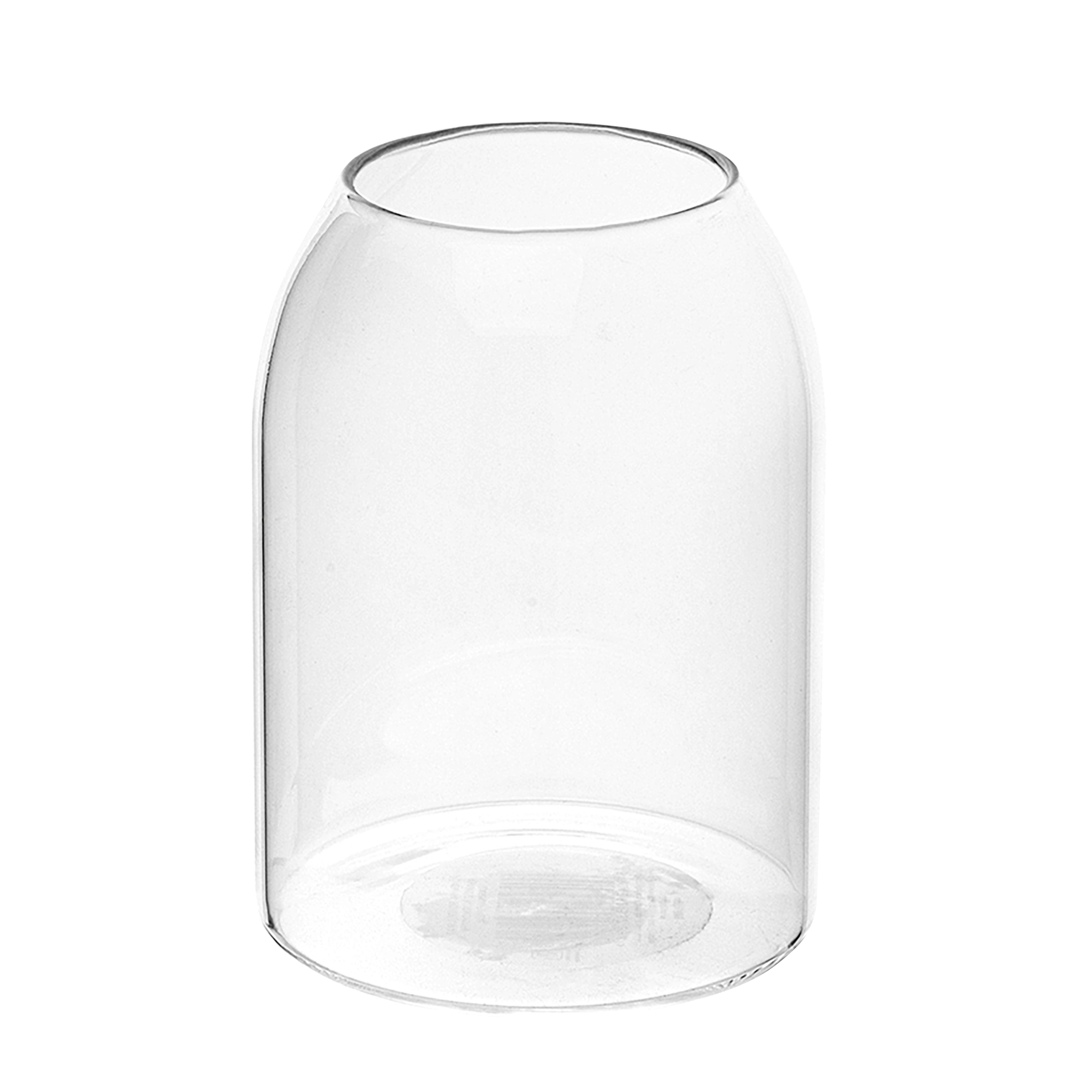 Wazon szklany dekoracyjny Hortensja transparentny wys. 12.5 cm