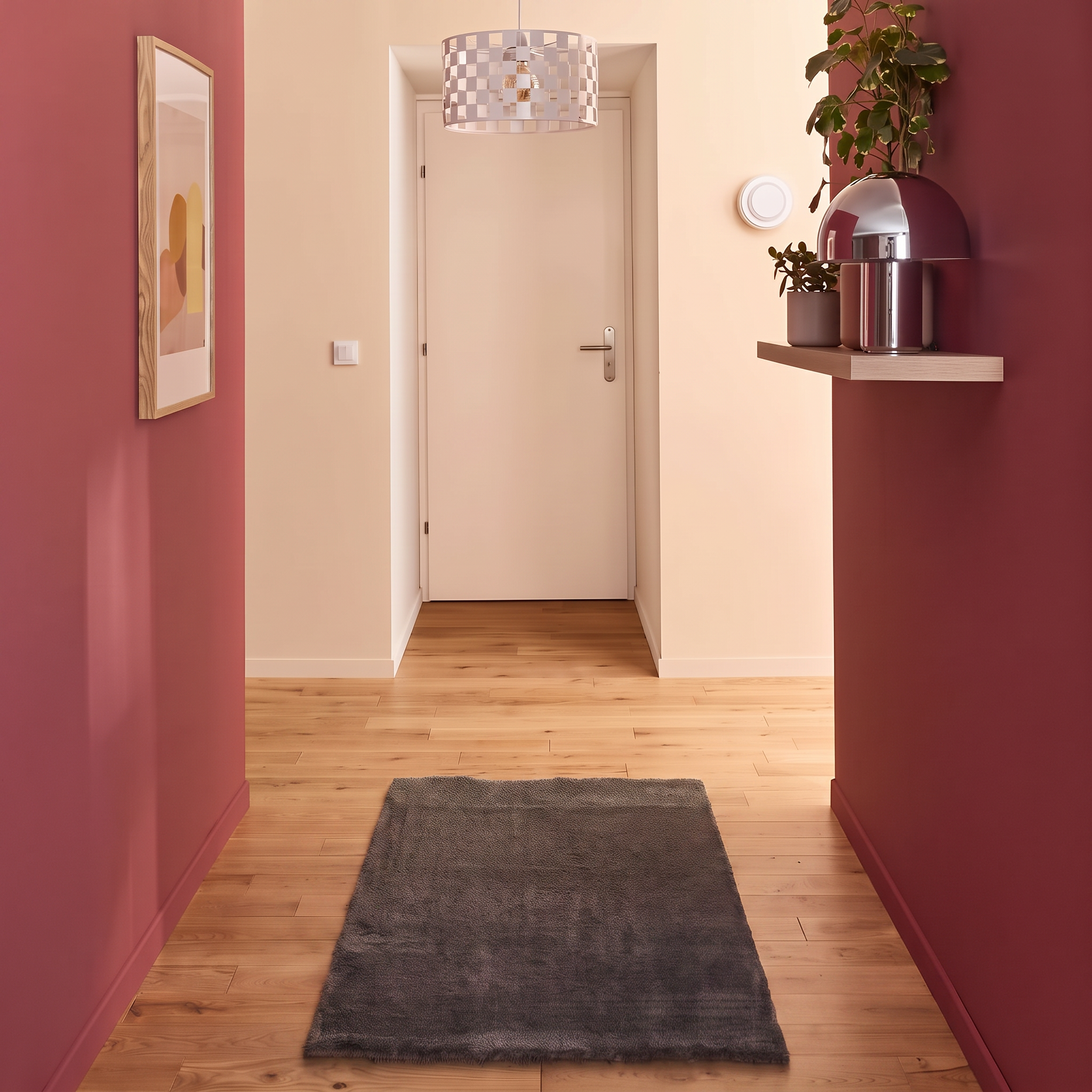 Kinkiet Tilia LED 1680 lm 9.6W barwa ciepła śr. 19 cm biały Inspire