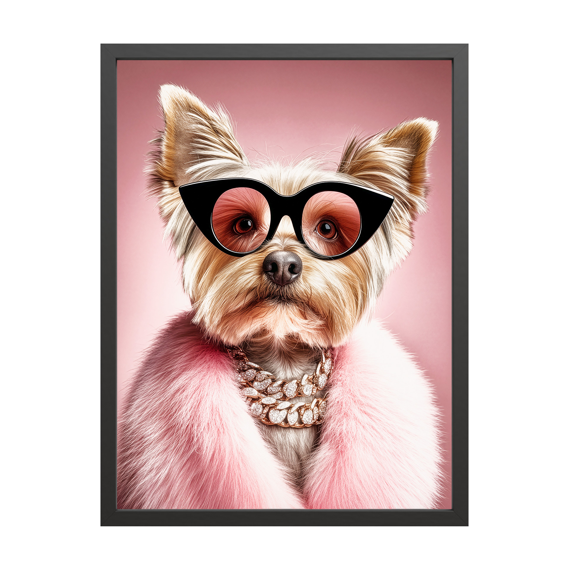 Obraz Modernpik Dogue Pies York Glamour FR630 30 x 40 cm