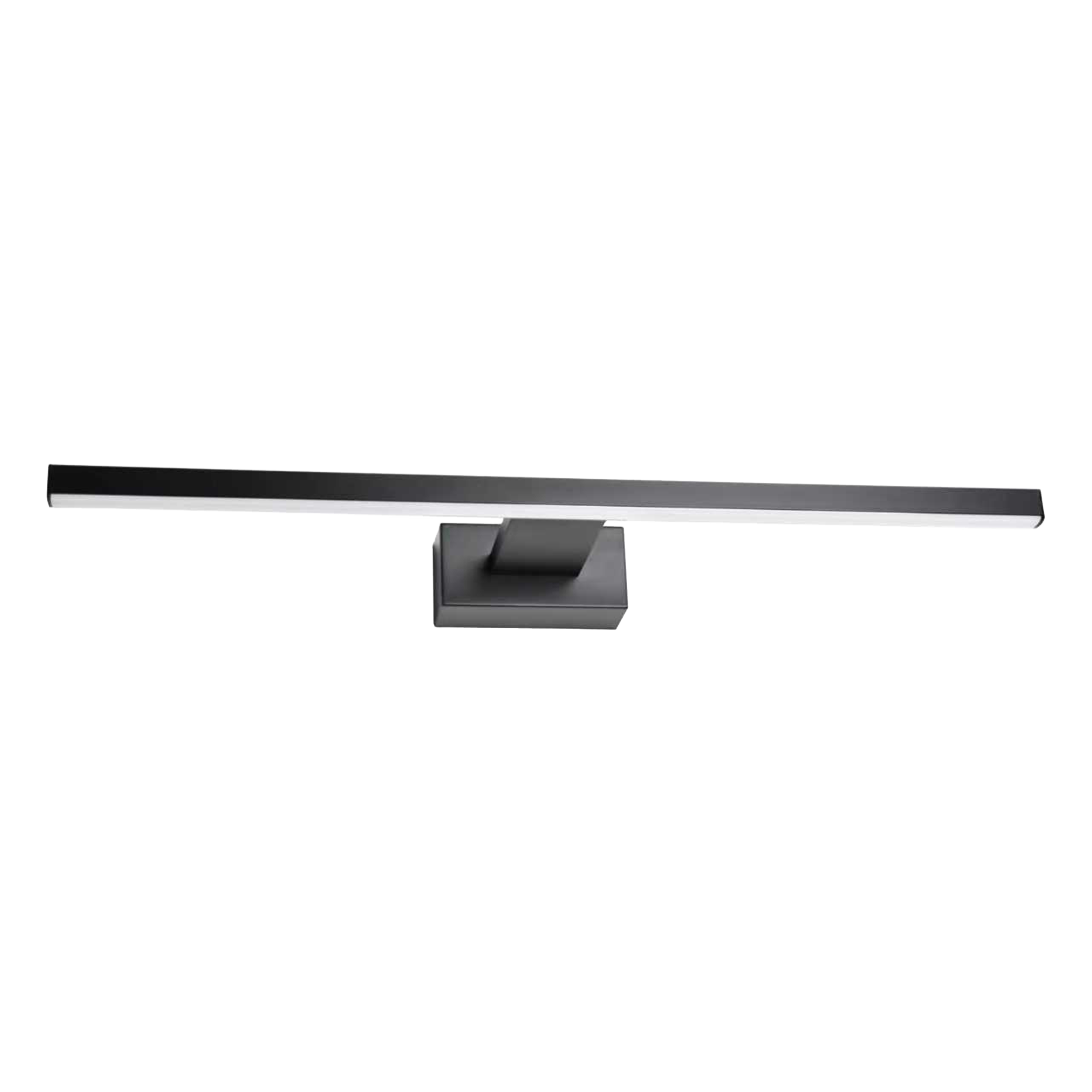 Kinkiet łazienkowy Delgado LED 960 lm 12W barwa neutralna szer. 60 cm czarny IP44