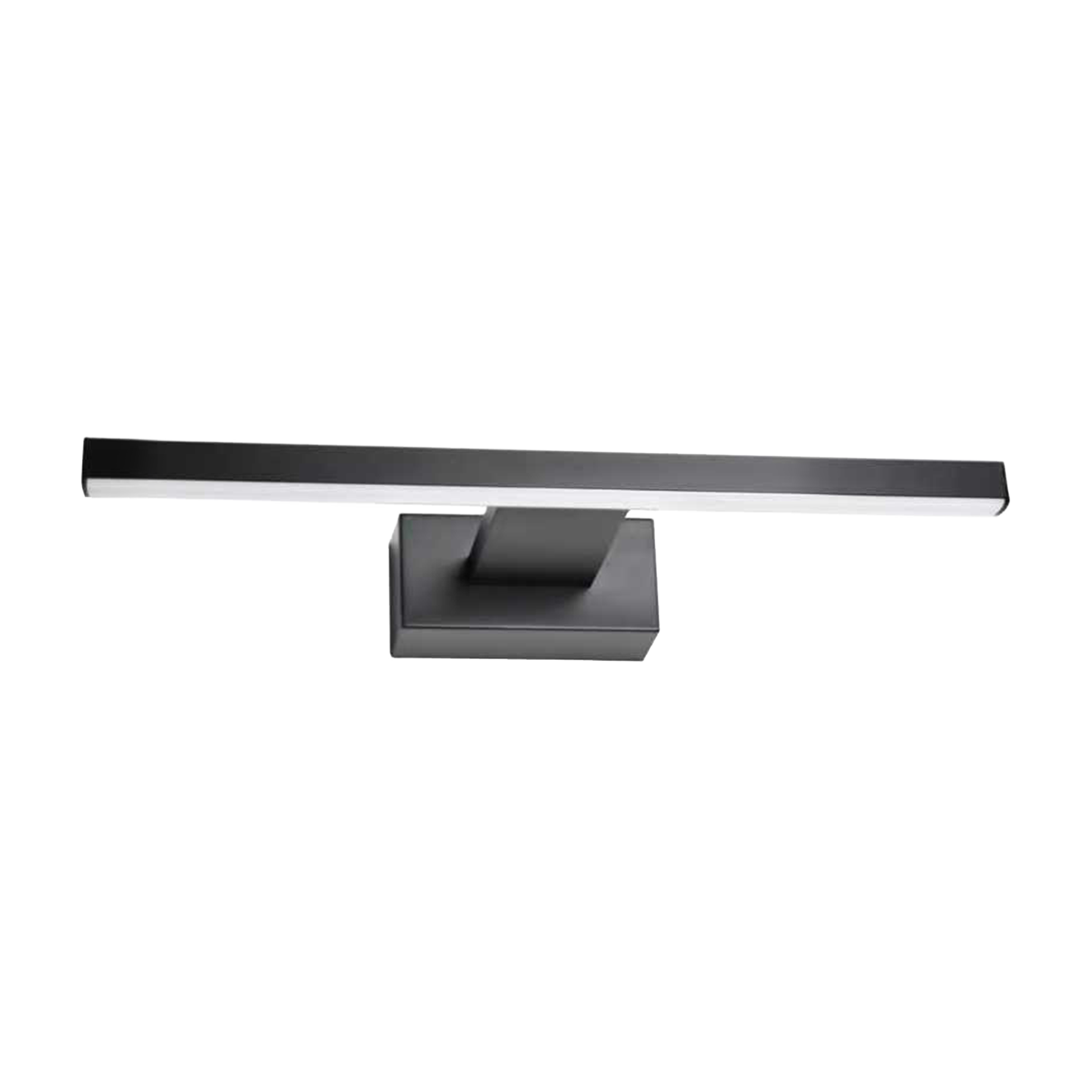 Kinkiet łazienkowy Delgado LED 640 lm 8W barwa neutralna szer. 40 cm czarny IP44