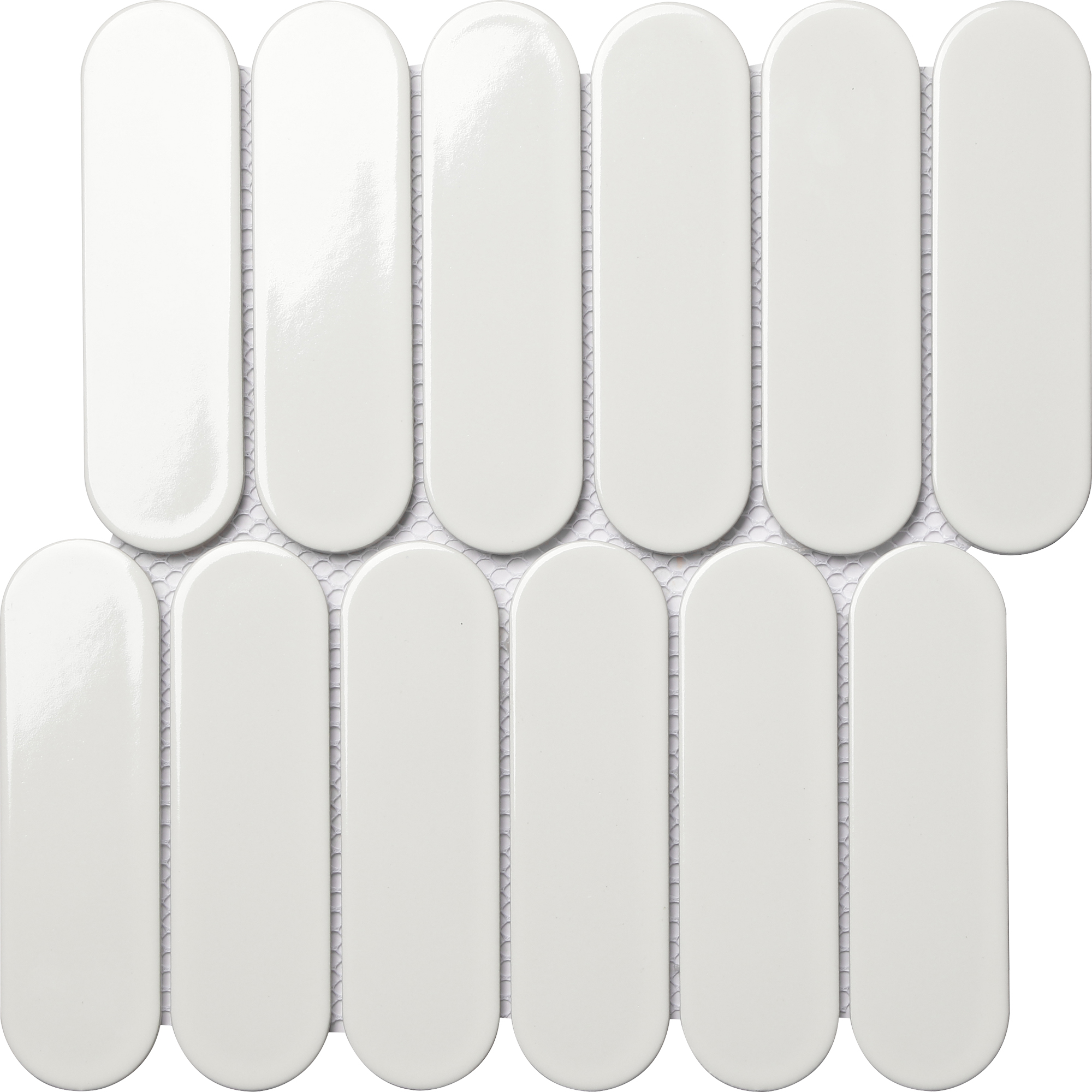 Mozaika Gelule White Glossy 29 X 29.3 Artens