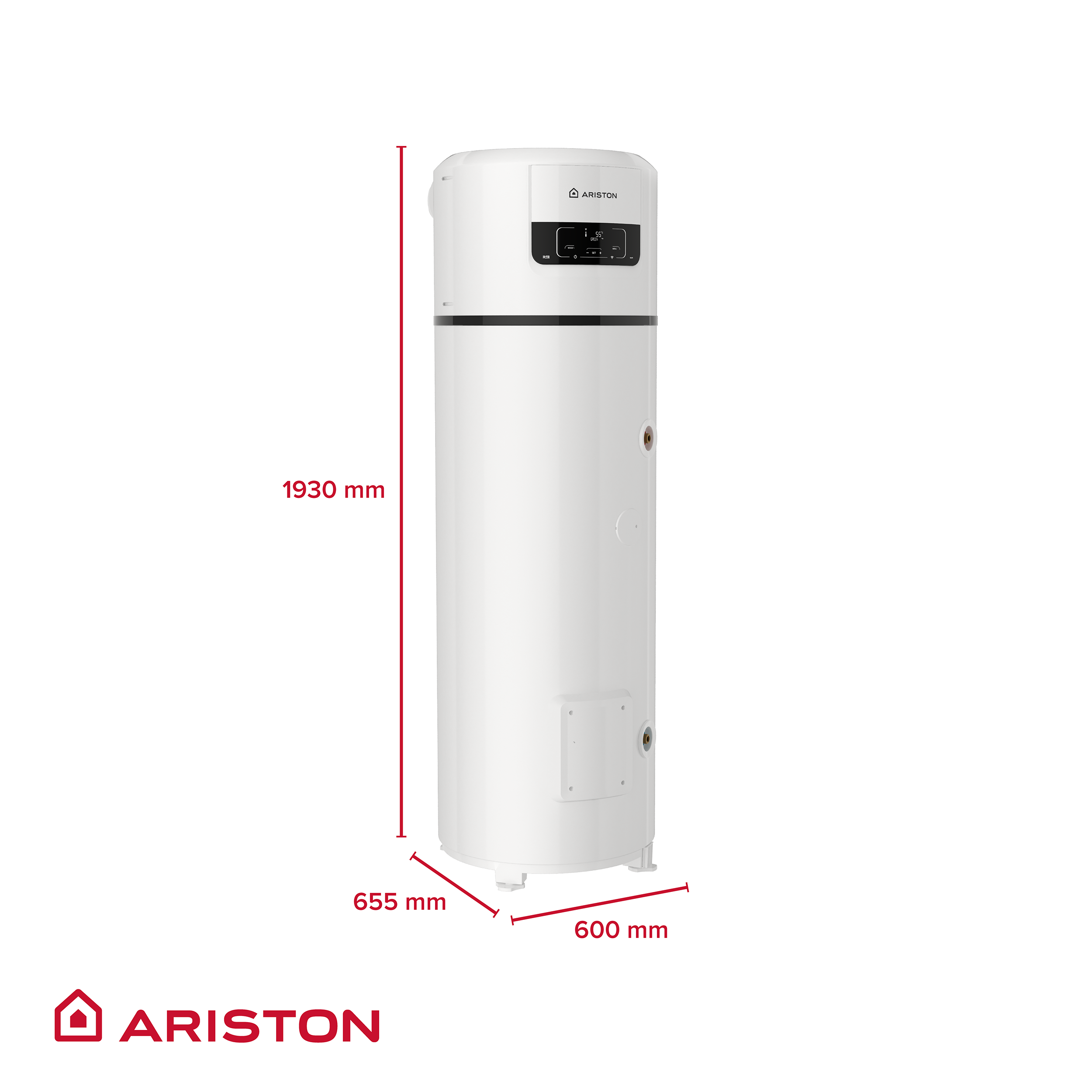 Podgrzewacz wody z pompą ciepła Nuos Plus S2 Wi-Fi 250 FS Ariston